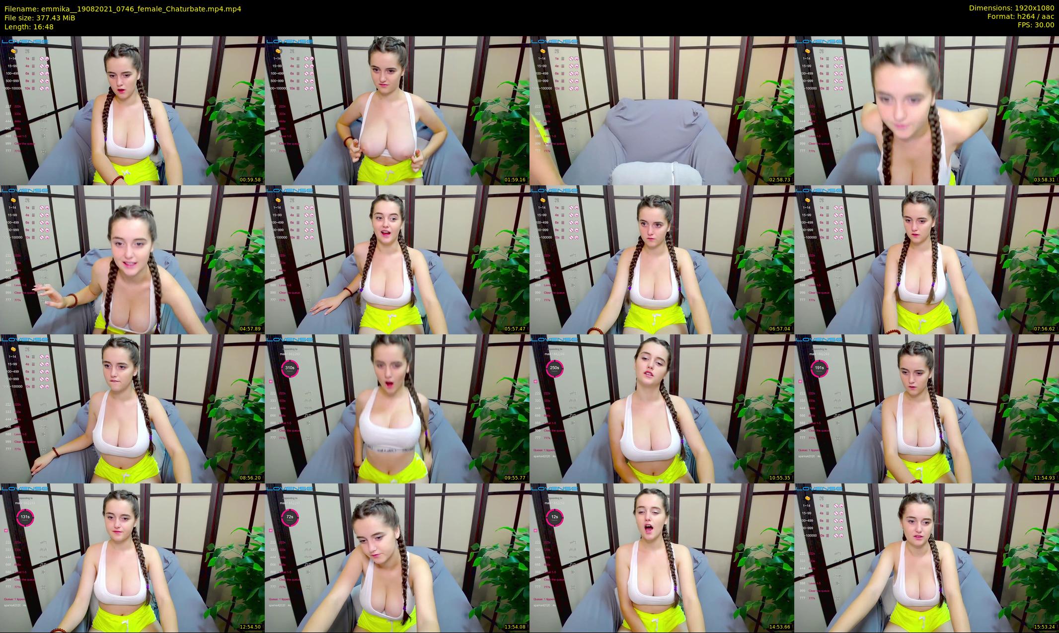 emmika_ — 17 minute Chaturbate female cam show recording, 1080p, Aug 19, 2021