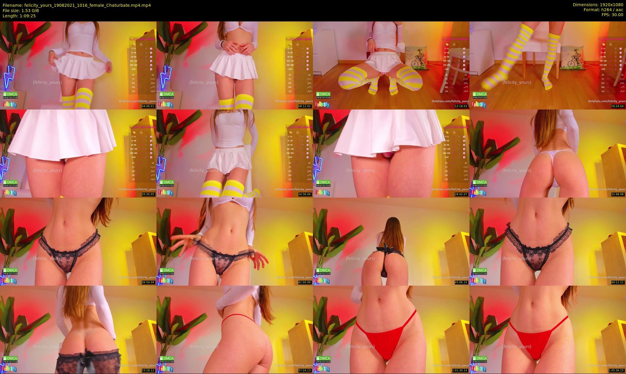 felicity_yours — 70 minute Chaturbate female cam show recording, 1080p, Aug 19, 2021