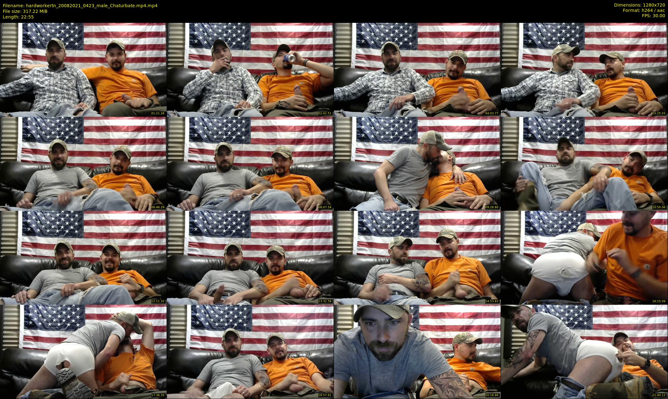 hardworkertn — 23 minute Chaturbate male cam show recording, 720p, Aug 20, 2021