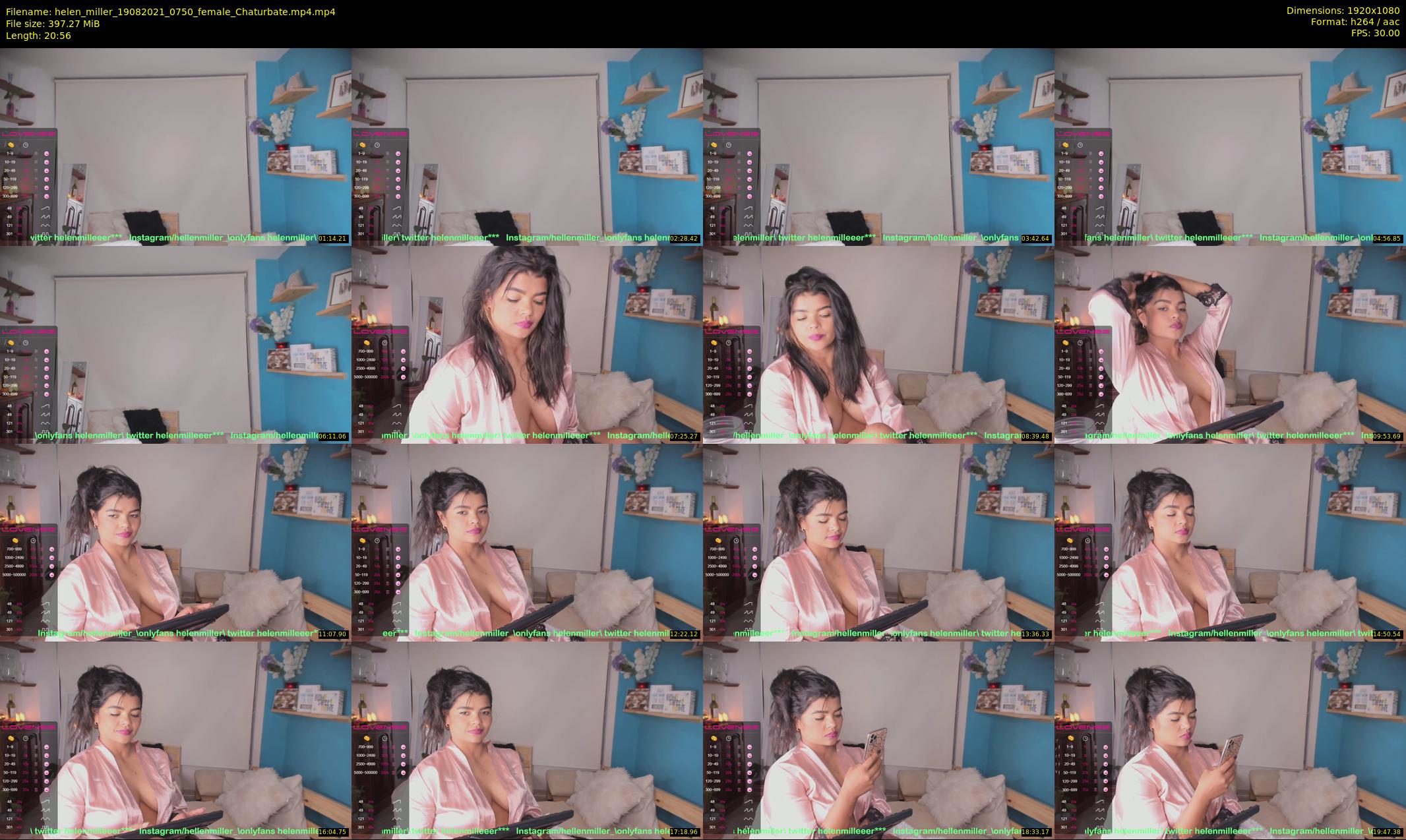 helen_miller — 21 minute Chaturbate female cam show recording, 1080p, Aug 19, 2021
