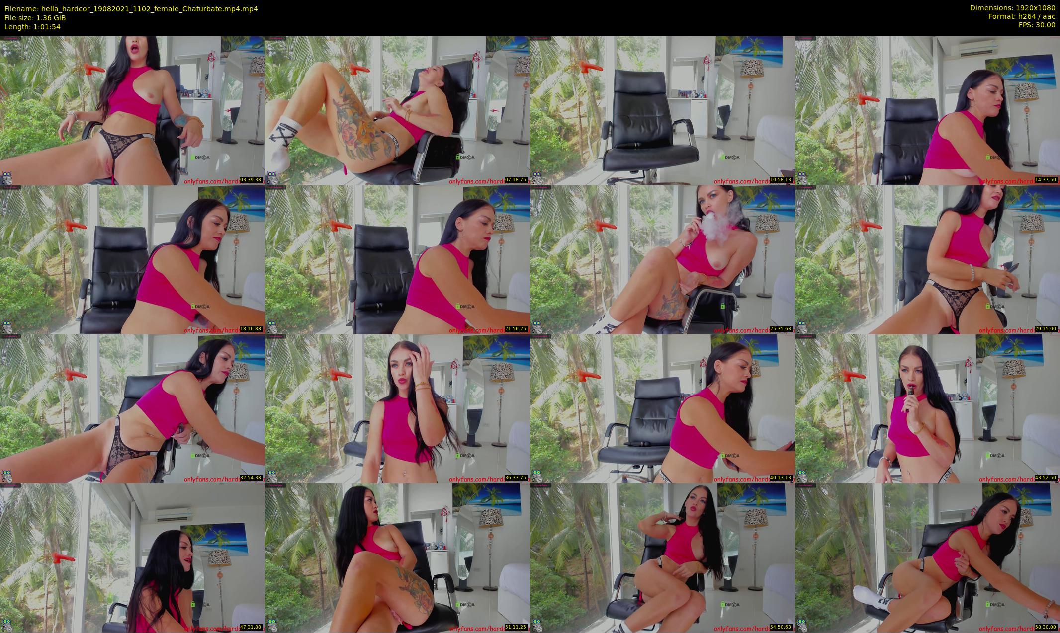 hella_hardcor — 62 minute Chaturbate female cam show recording, 1080p, Aug 19, 2021