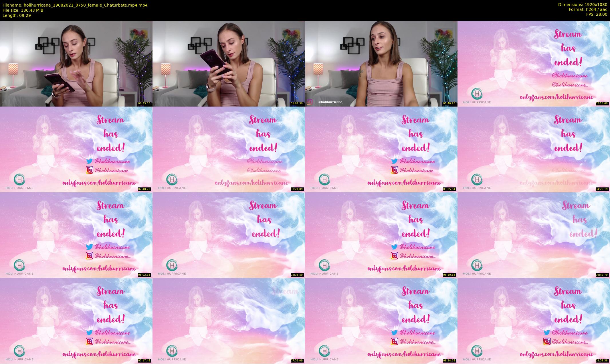 holihurricane — 10 minute Chaturbate female cam show recording, 1080p, Aug 19, 2021
