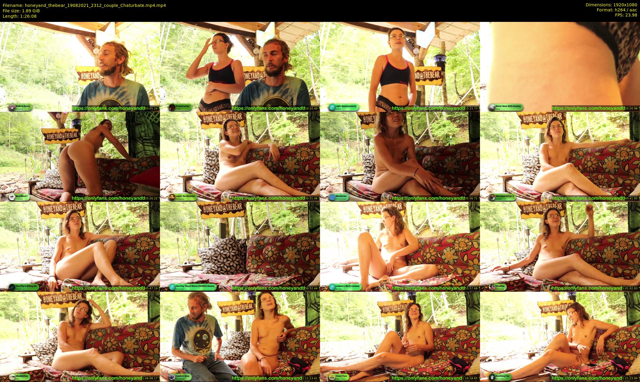 honeyand_thebear — 87 minute Chaturbate couple cam show recording, 1080p, Aug 19, 2021