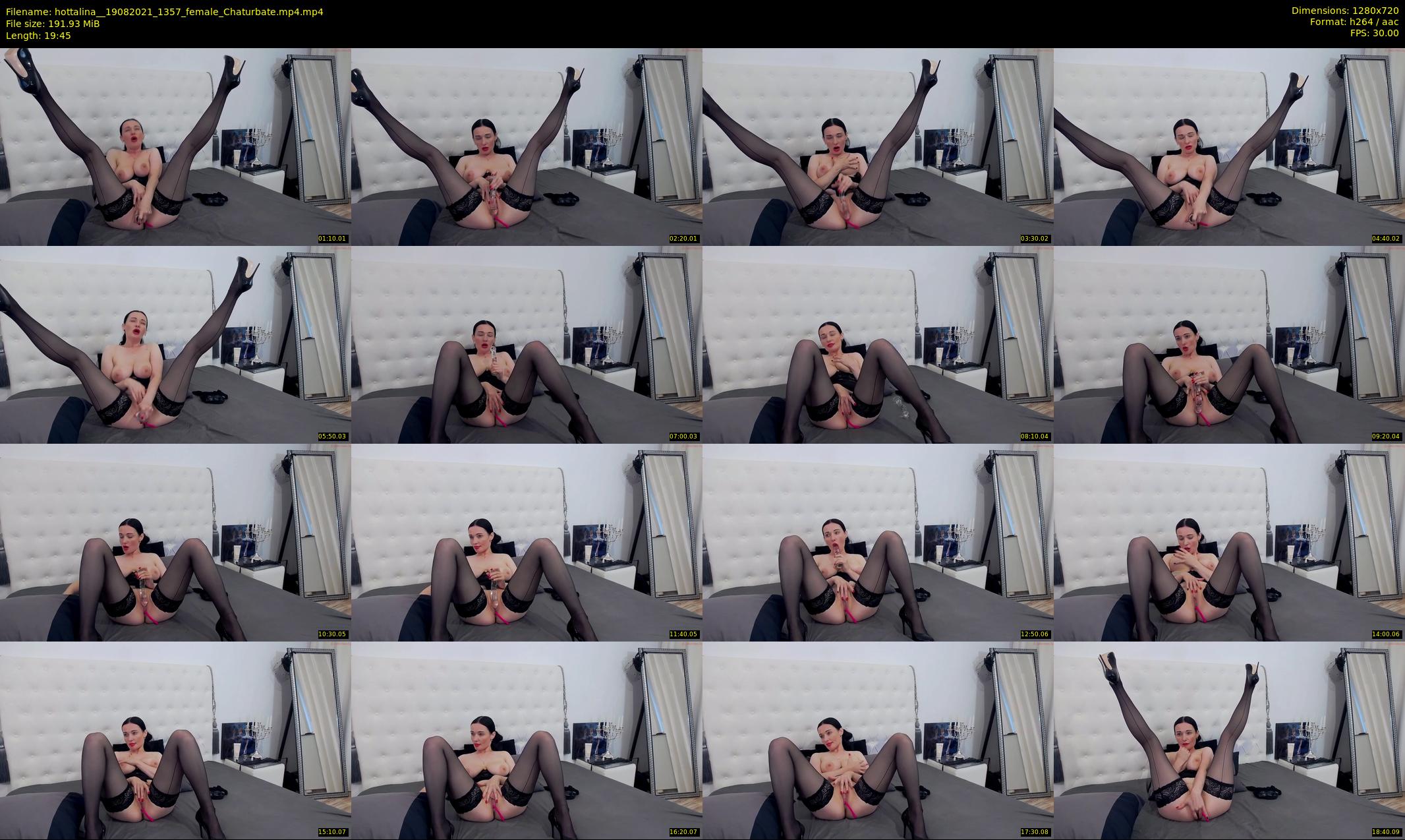 hottalina_ — 20 minute Chaturbate female cam show recording, 720p, Aug 19, 2021