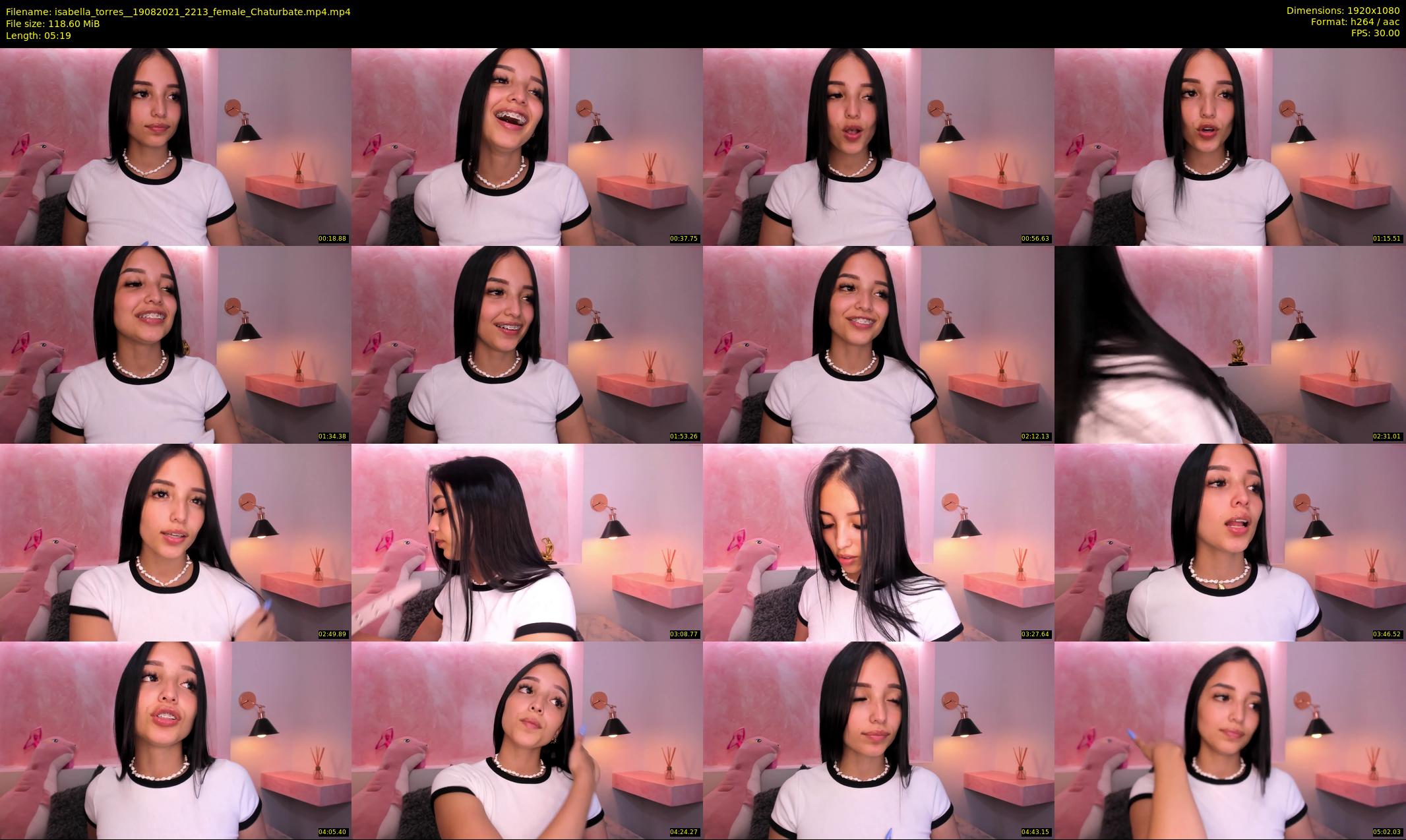 isabella_torres_ — 6 minute Chaturbate female cam show recording, 1080p, Aug 19, 2021