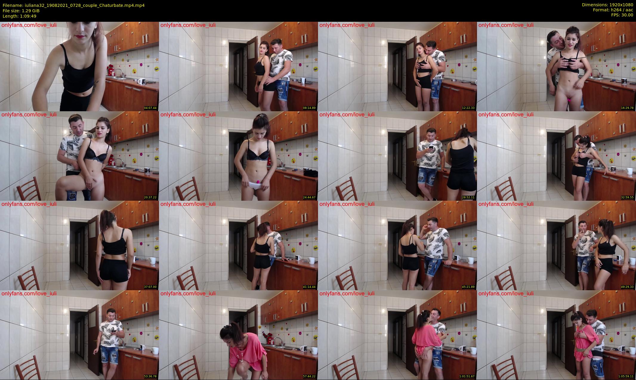iuliana32 — 70 minute Chaturbate couple cam show recording, 1080p, Aug 19, 2021