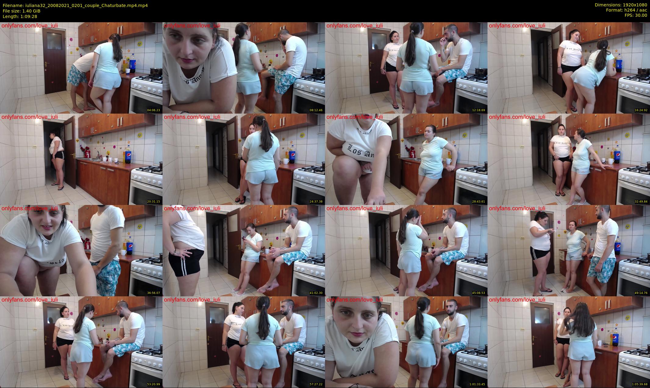 iuliana32 — 70 minute Chaturbate couple cam show recording, 1080p, Aug 20, 2021