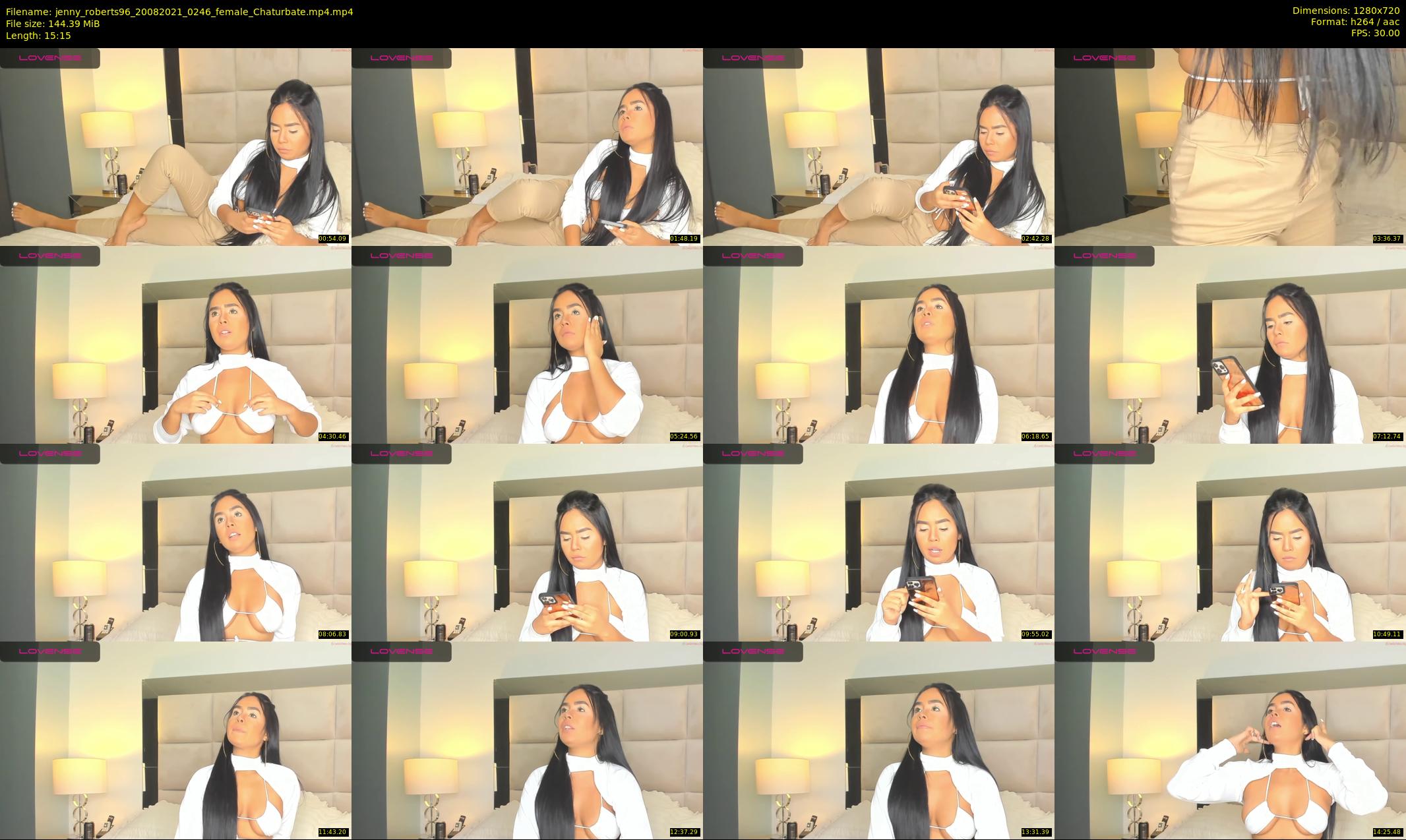 jenny_roberts96 — 16 minute Chaturbate female cam show recording, 720p, Aug 20, 2021