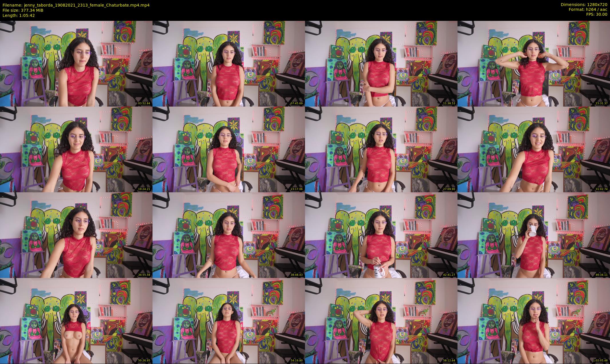 jenny_taborda — 66 minute Chaturbate female cam show recording, 720p, Aug 19, 2021