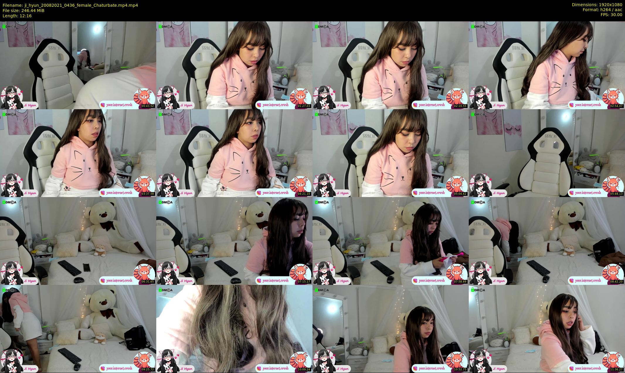 ji_hyun — 13 minute Chaturbate female cam show recording, 1080p, Aug 20, 2021