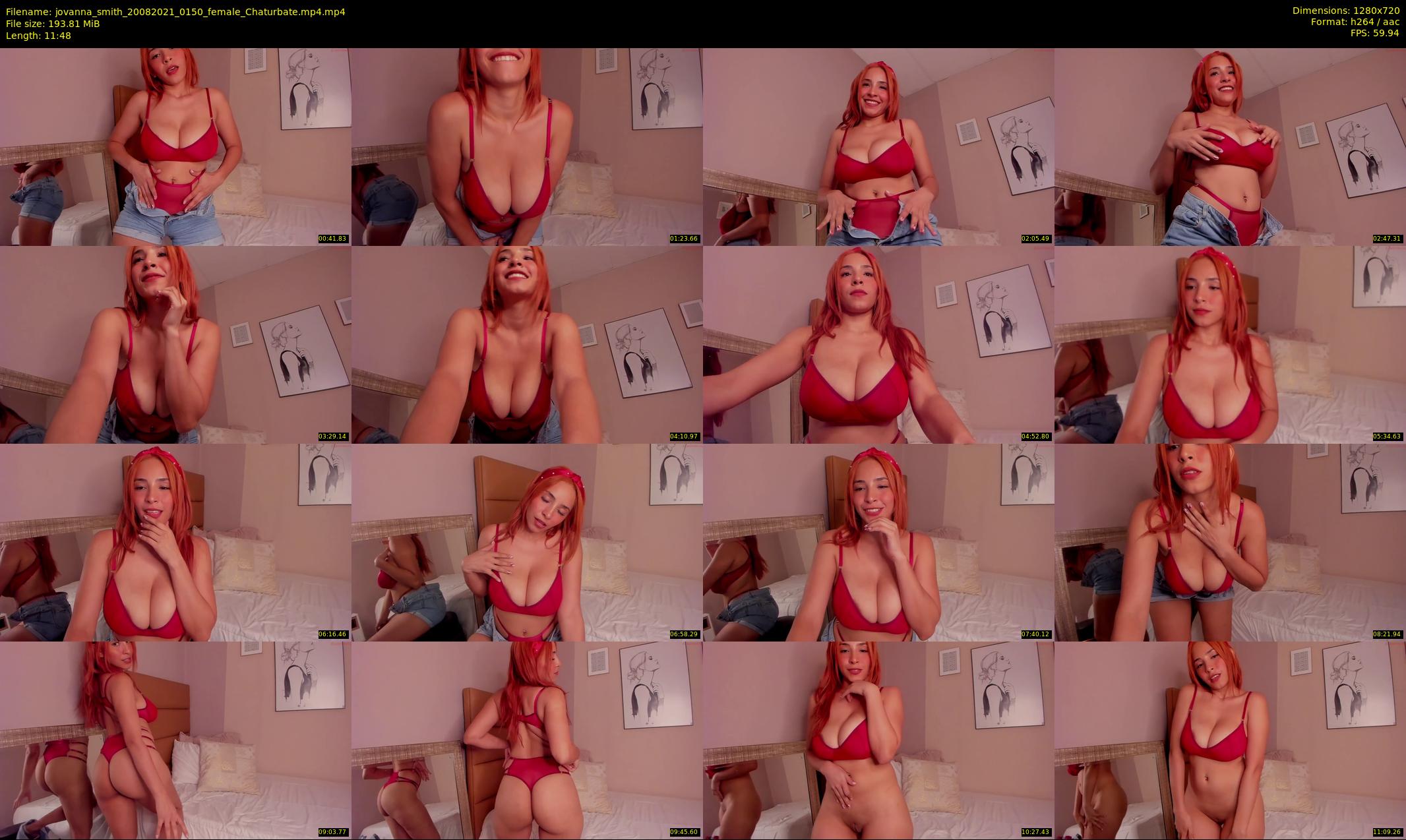 jovanna_smith — 12 minute Chaturbate female cam show recording, 720p, Aug 20, 2021