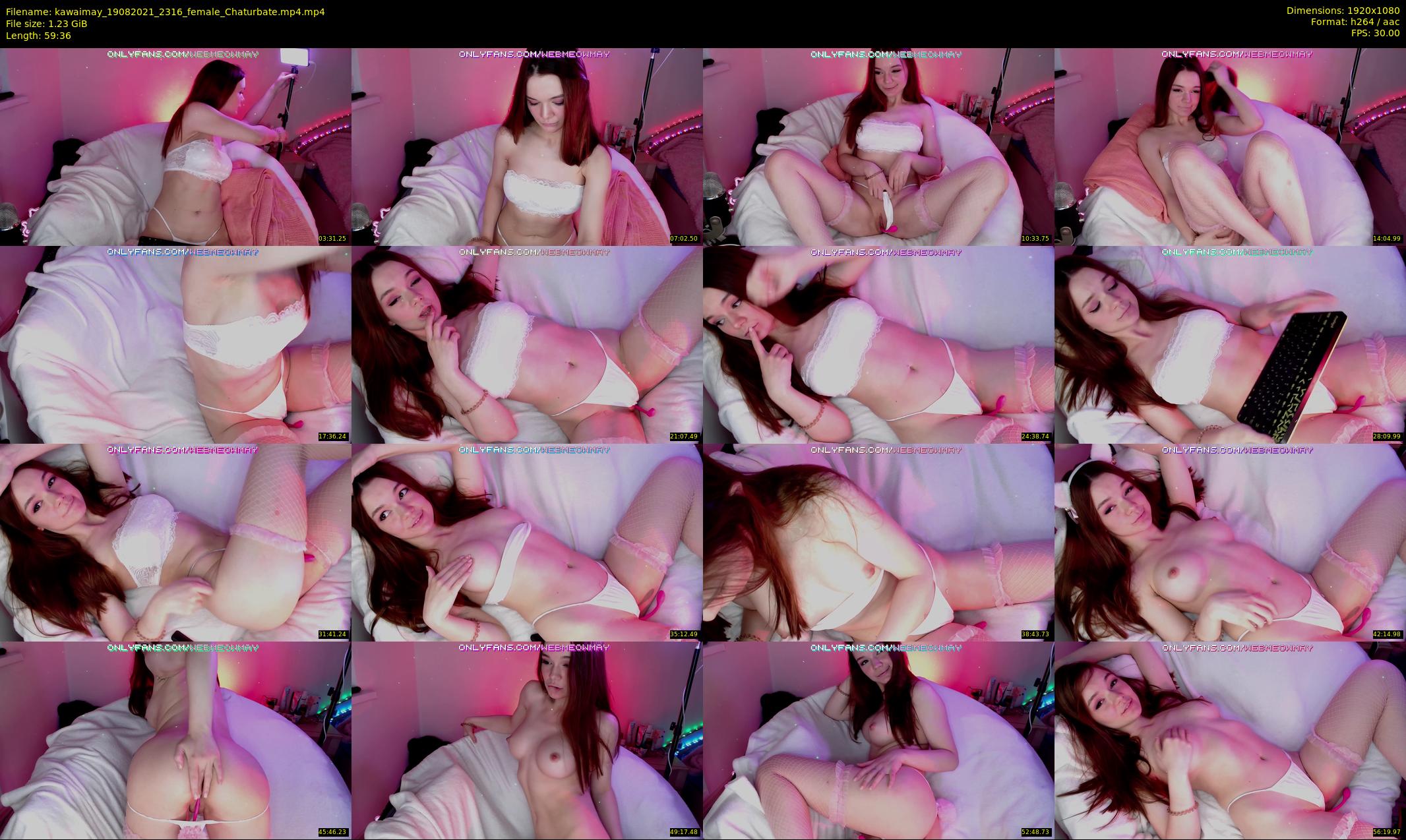 kawaimay — 60 minute Chaturbate female cam show recording, 1080p, Aug 19, 2021