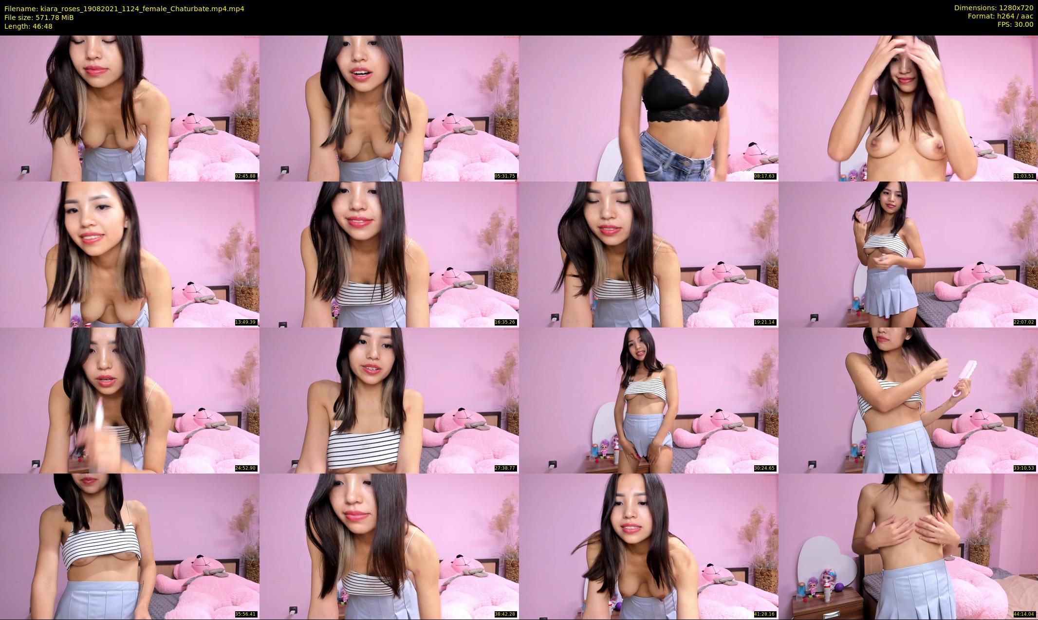kiara_roses — 47 minute Chaturbate female cam show recording, 720p, Aug 19, 2021