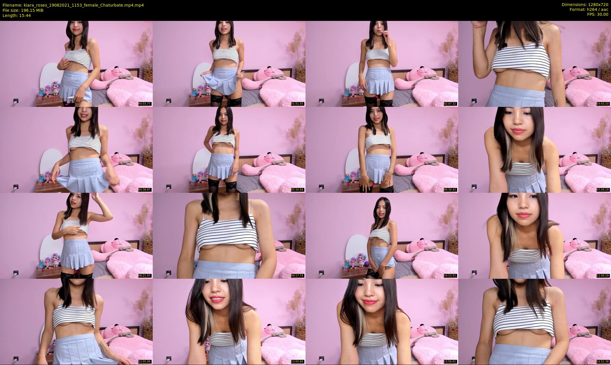 kiara_roses — 16 minute Chaturbate female cam show recording, 720p, Aug 19, 2021