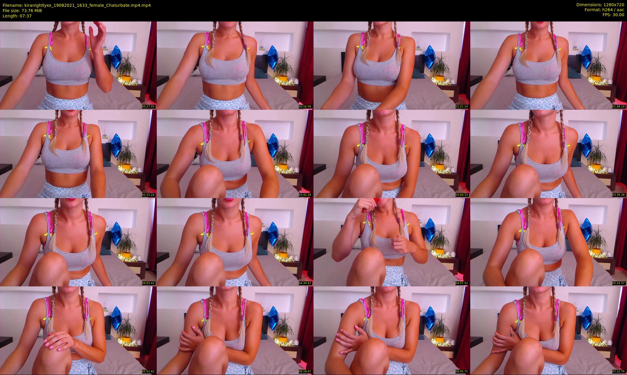 kiranightlyxo — 8 minute Chaturbate female cam show recording, 720p, Aug 19, 2021