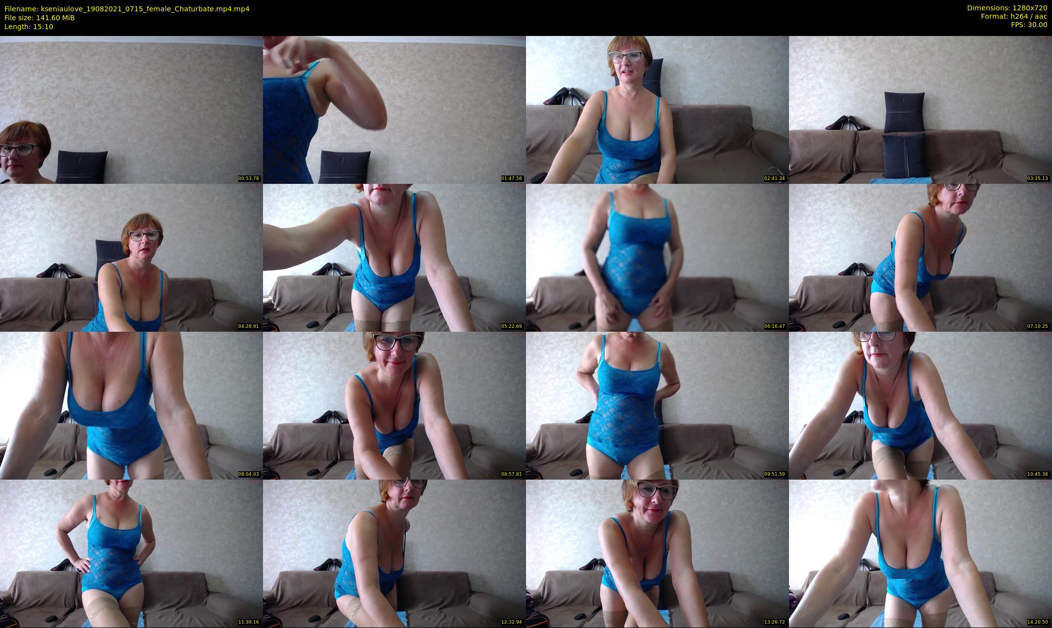 kseniaulove — 16 minute Chaturbate female cam show recording, 720p, Aug 19, 2021