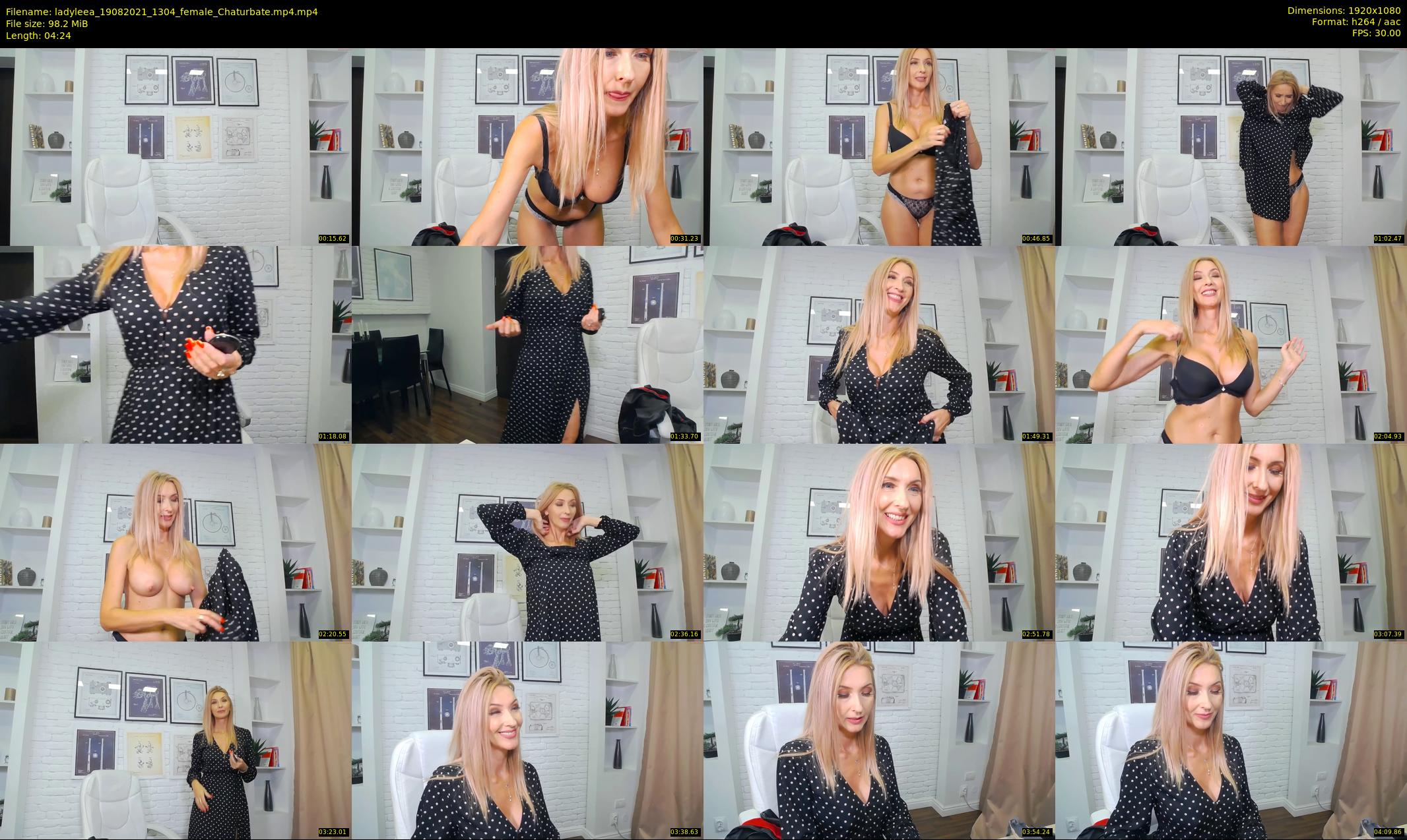 ladyleea — 5 minute Chaturbate female cam show recording, 1080p, Aug 19, 2021