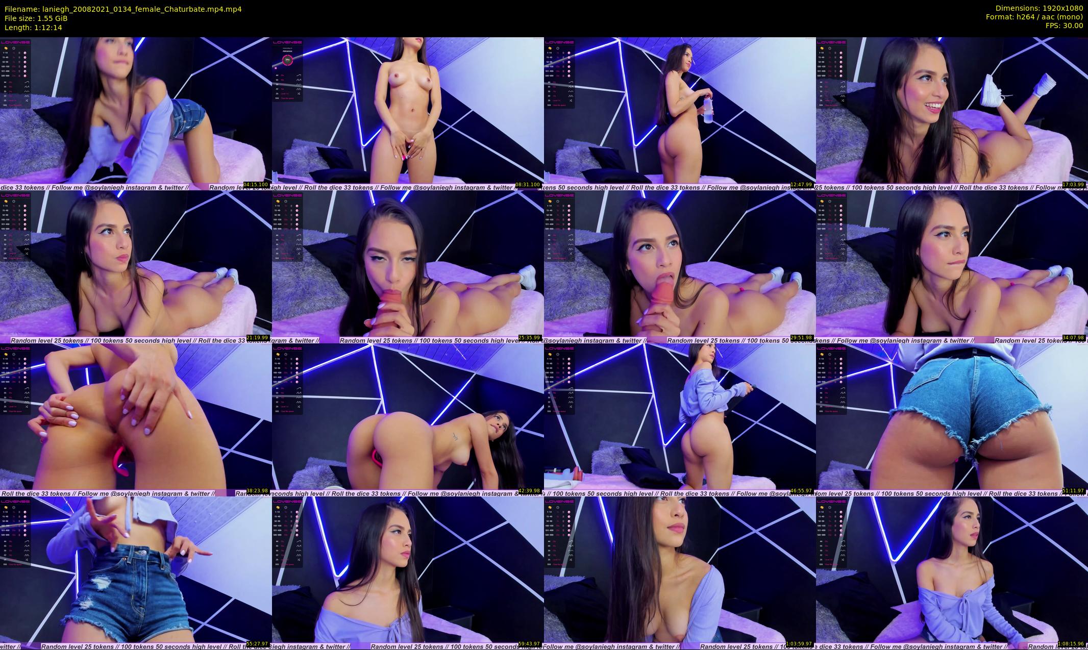 laniegh — 73 minute Chaturbate female cam show recording, 1080p, Aug 20, 2021