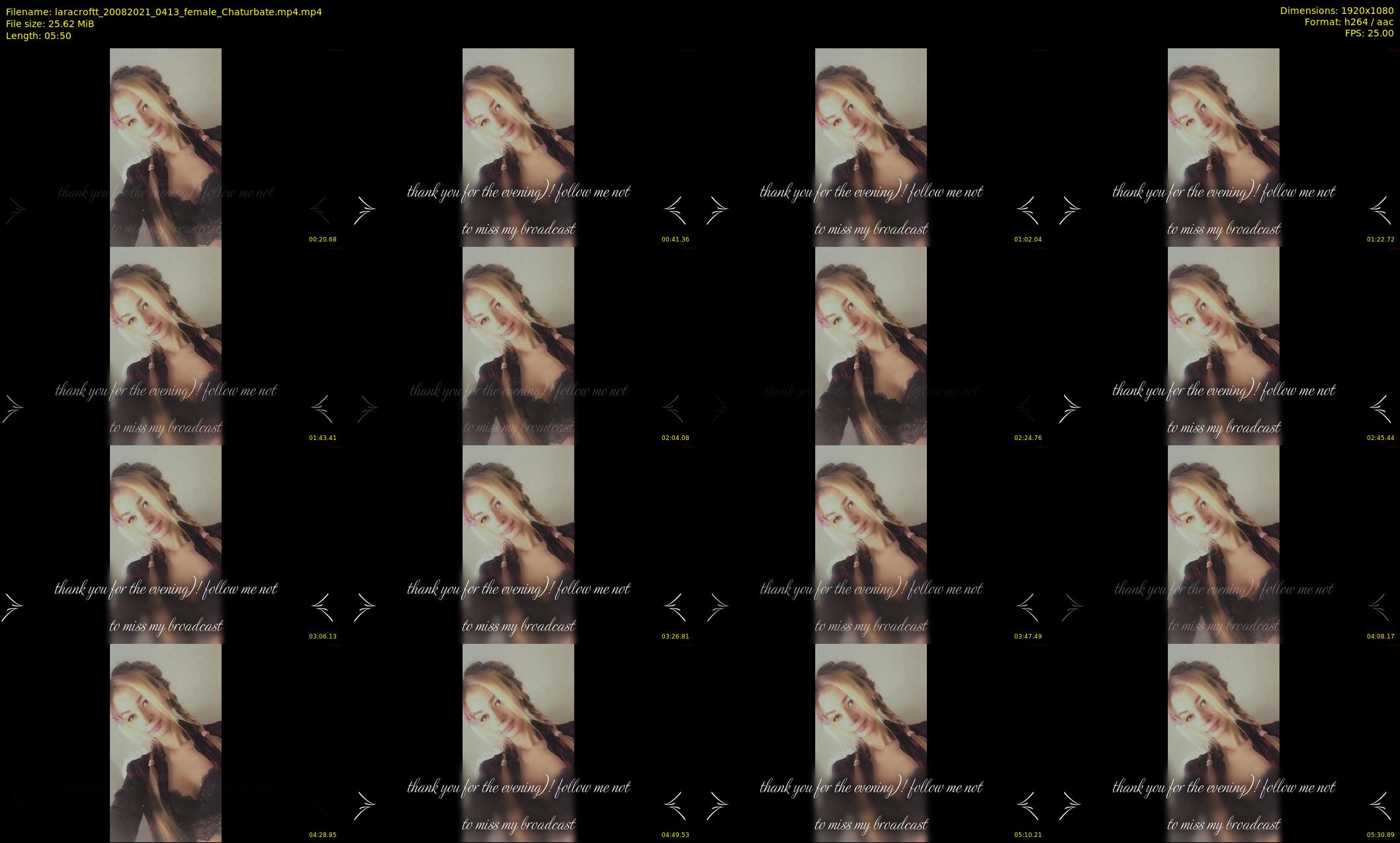laracroftt — 6 minute Chaturbate female cam show recording, 1080p, Aug 20, 2021