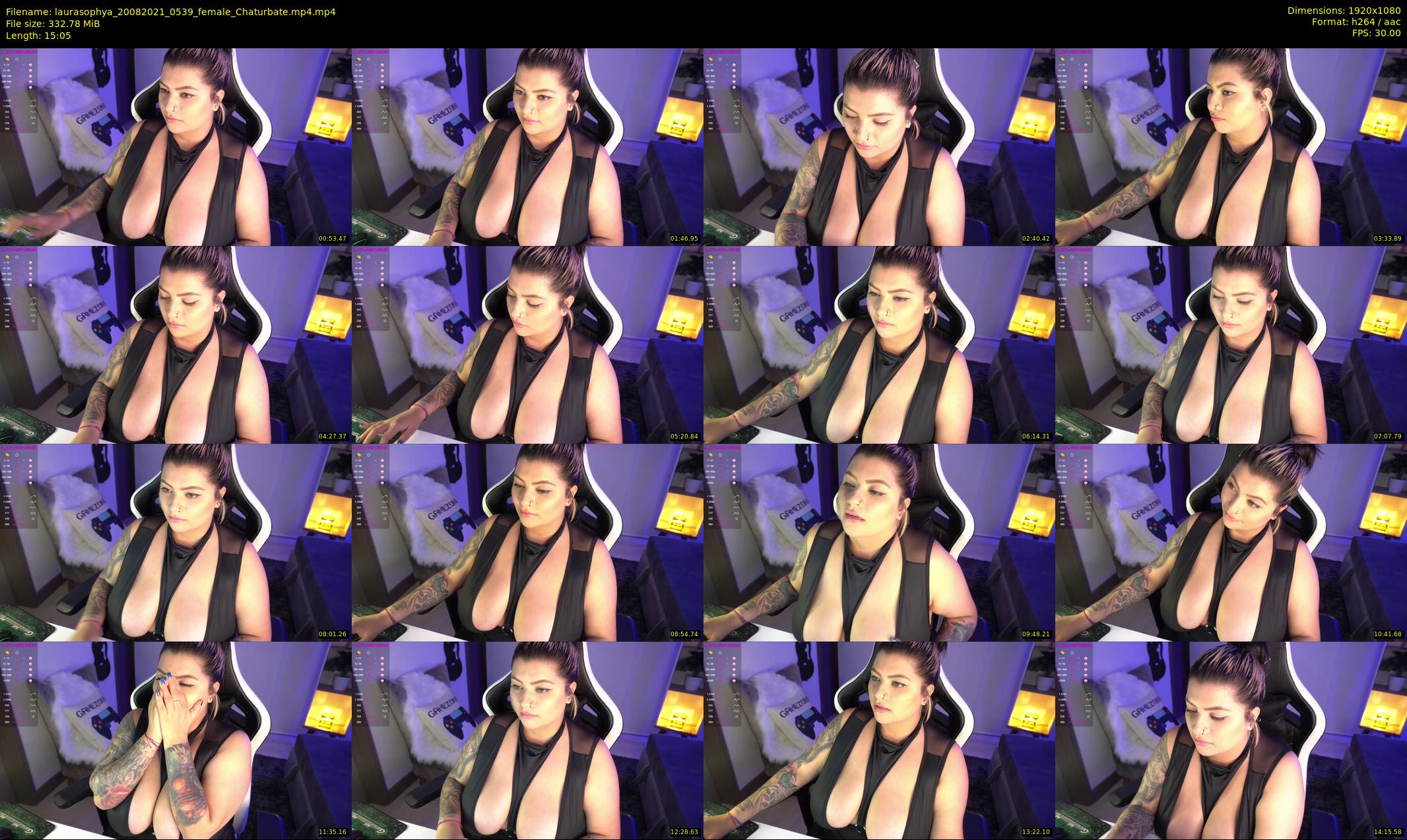 laurasophya — 16 minute Chaturbate female cam show recording, 1080p, Aug 20, 2021