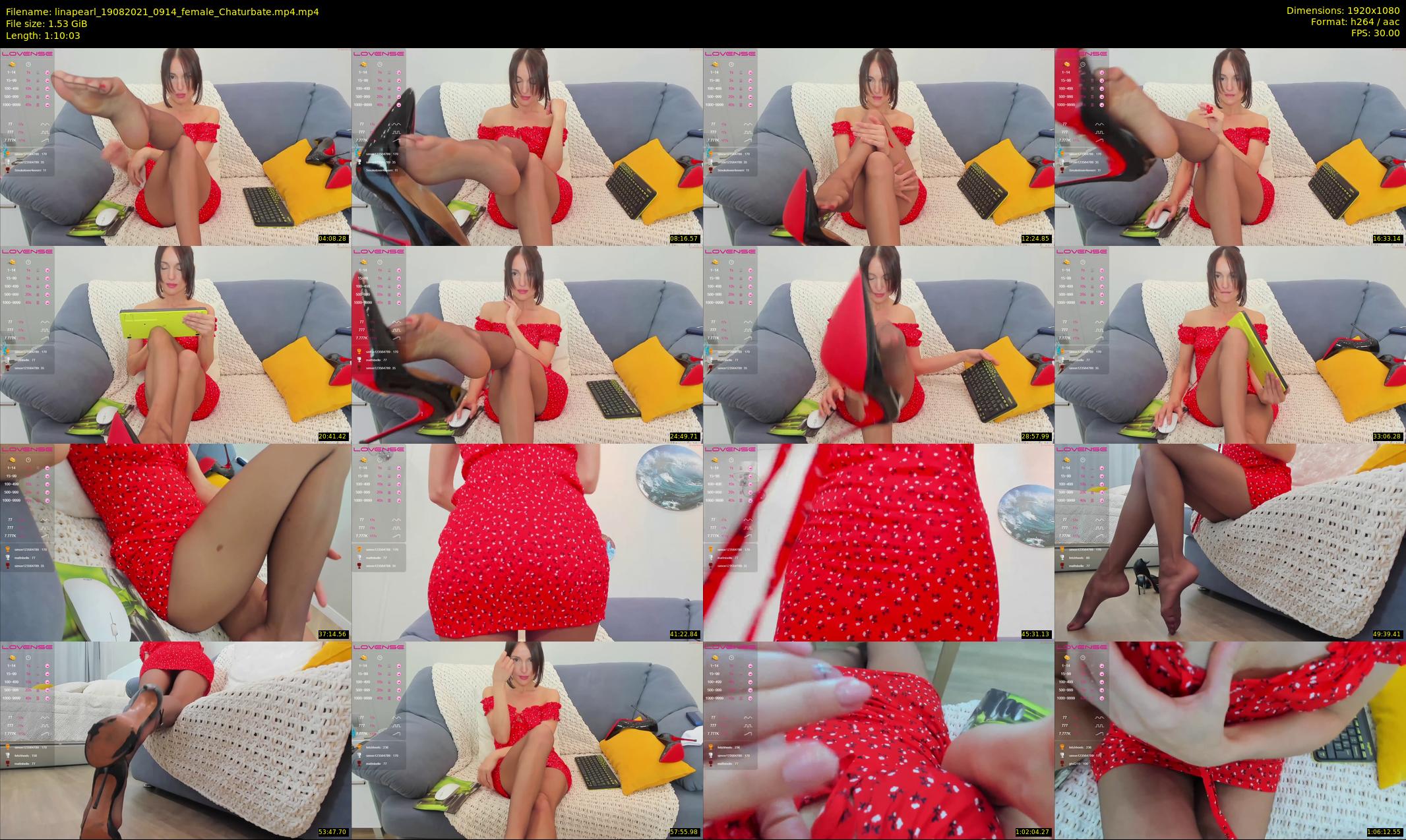 linapearl — 71 minute Chaturbate female cam show recording, 1080p, Aug 19, 2021