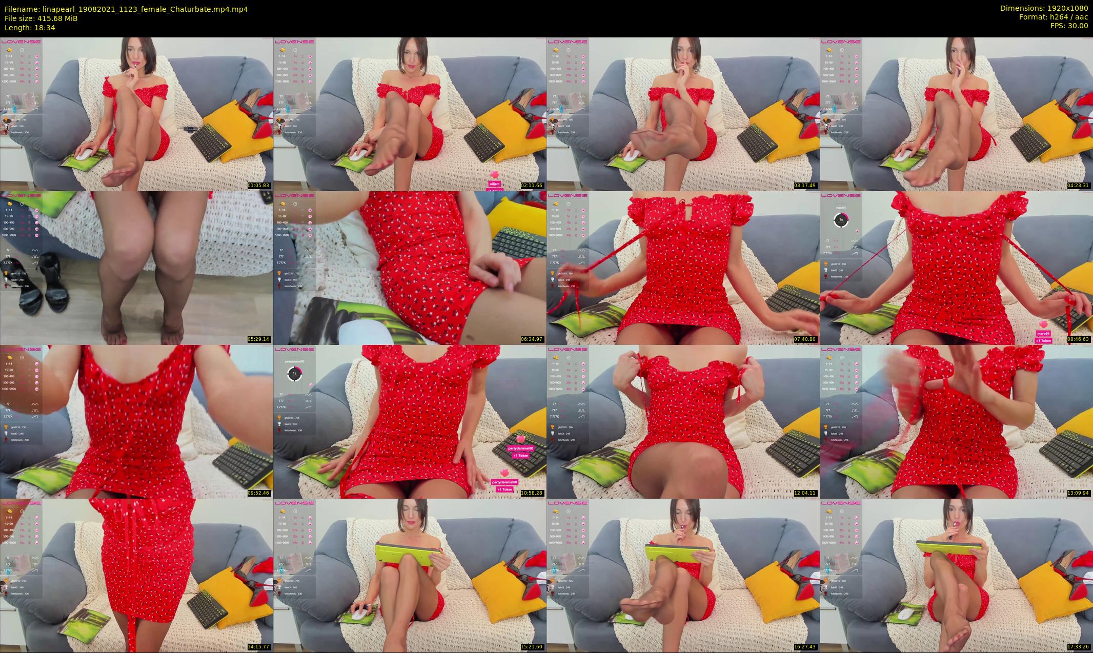 linapearl — 19 minute Chaturbate female cam show recording, 1080p, Aug 19, 2021