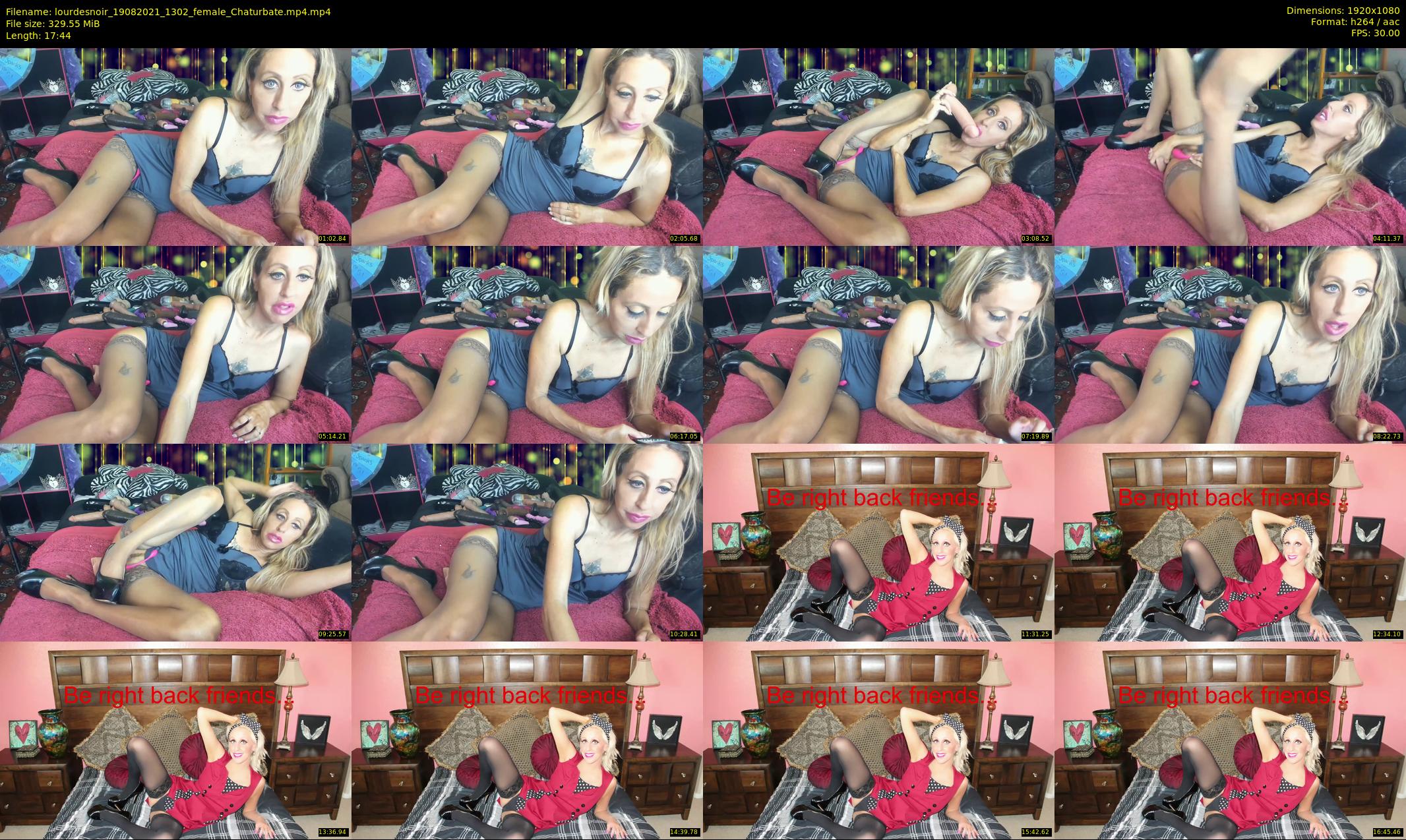 lourdesnoir — 18 minute Chaturbate female cam show recording, 1080p, Aug 19, 2021