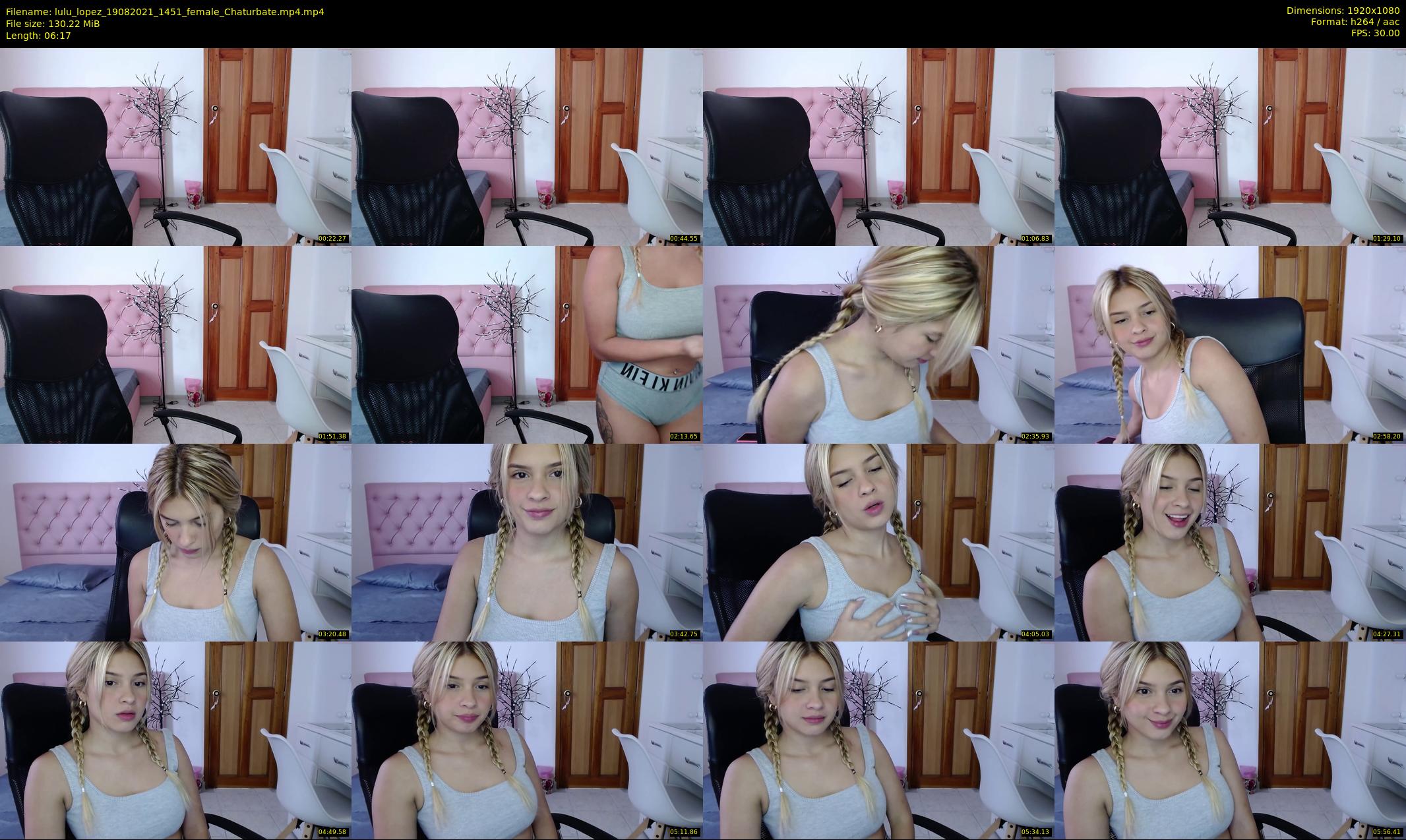 lulu_lopez — 7 minute Chaturbate female cam show recording, 1080p, Aug 19, 2021
