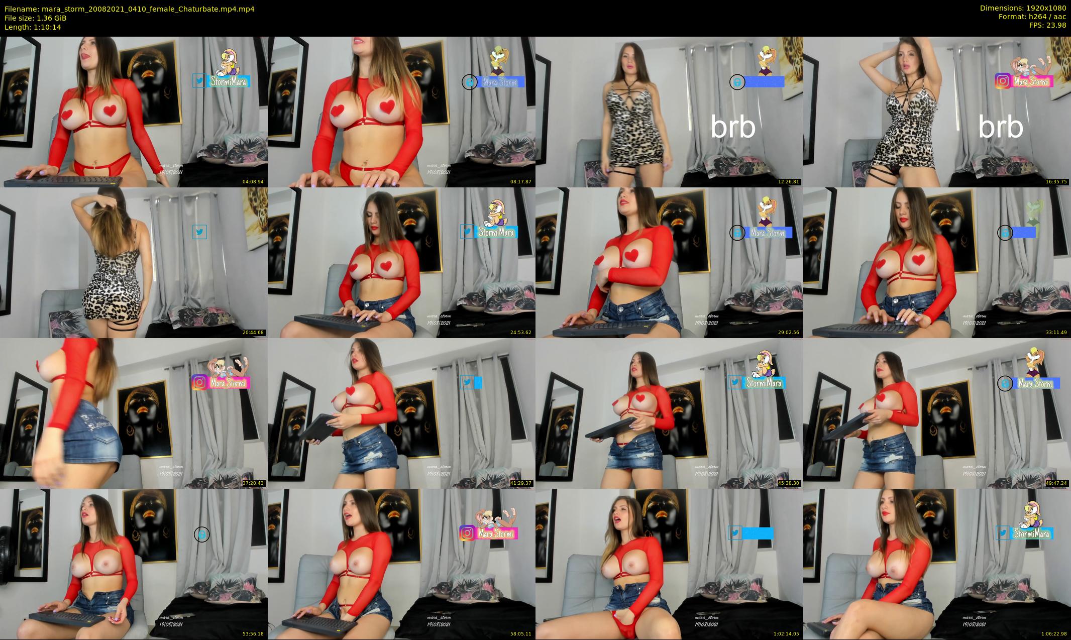 mara_storm — 71 minute Chaturbate female cam show recording, 1080p, Aug 20, 2021