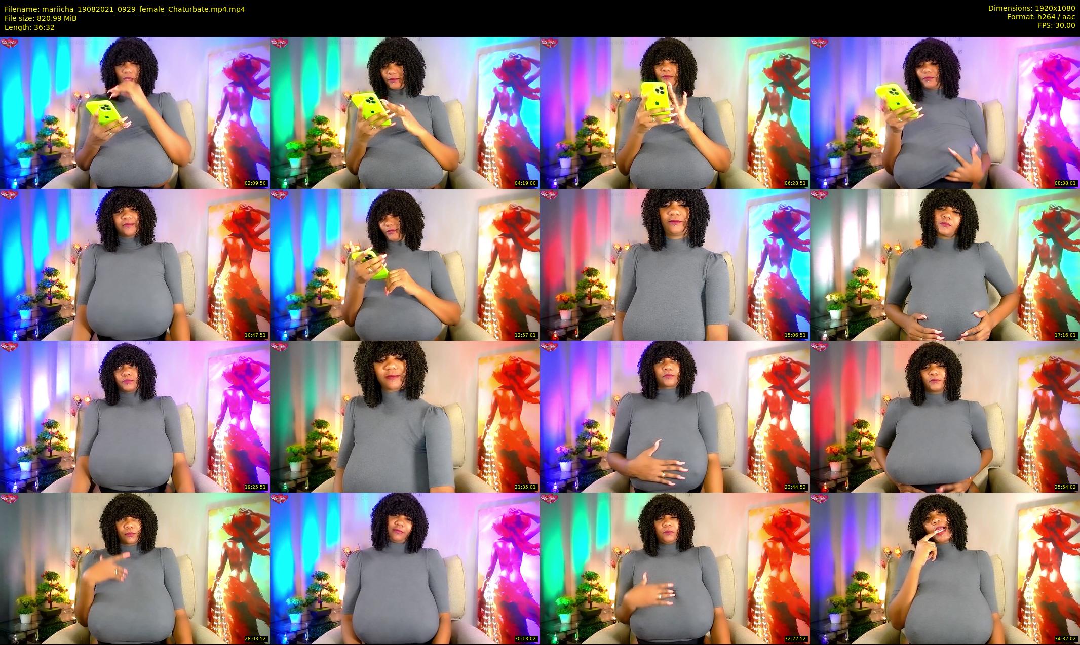 mariicha — 37 minute Chaturbate female cam show recording, 1080p, Aug 19, 2021