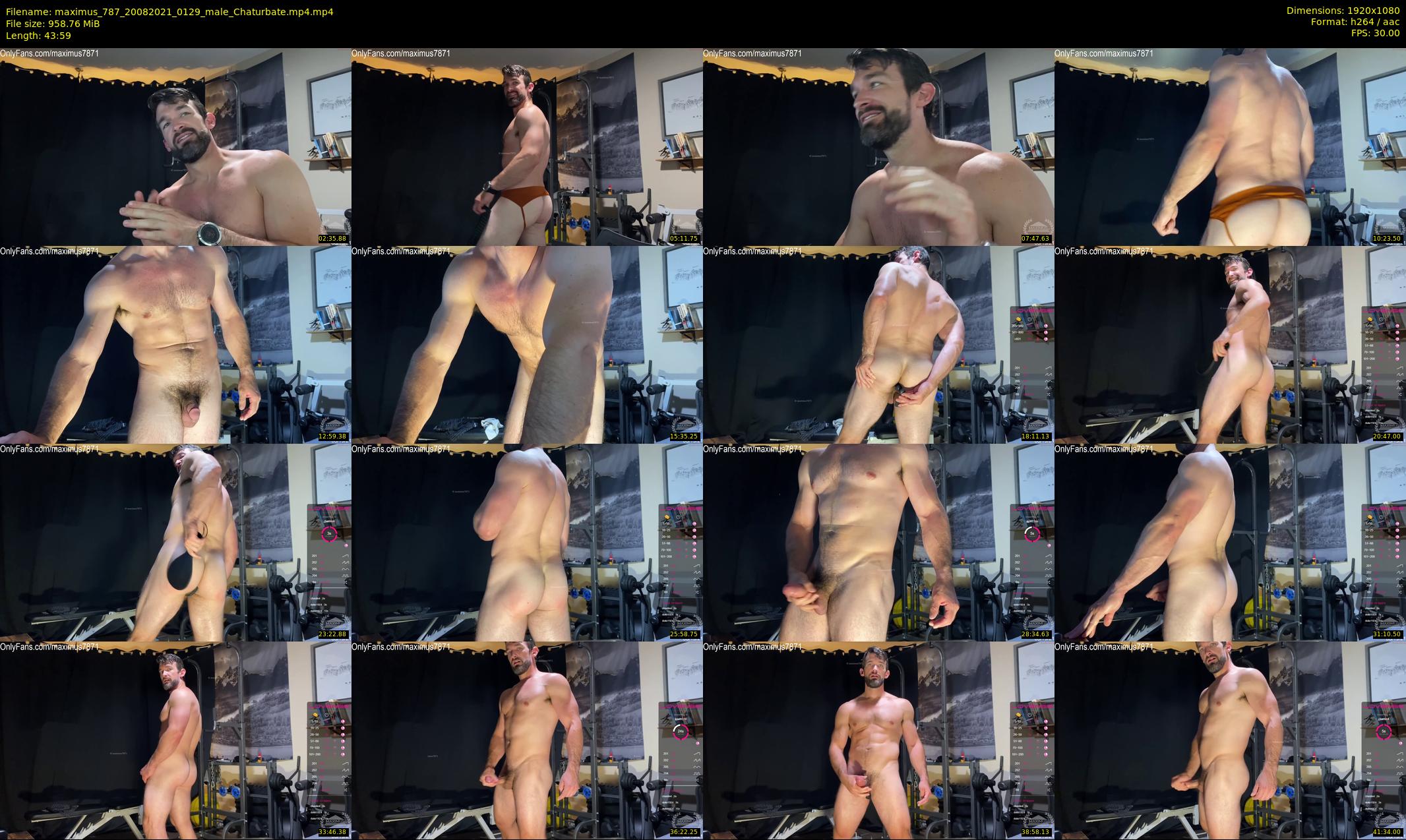 maximus_787 — 44 minute Chaturbate male cam show recording, 1080p, Aug 20, 2021