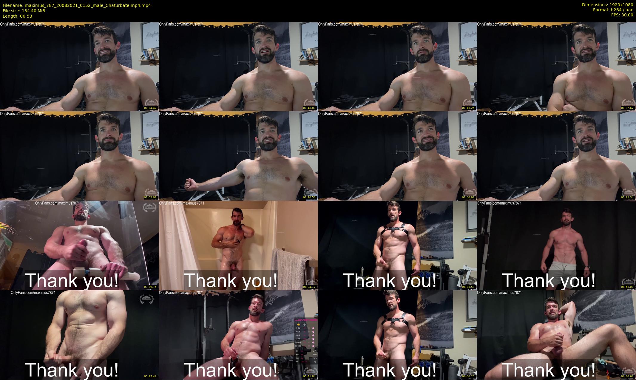 maximus_787 — 7 minute Chaturbate male cam show recording, 1080p, Aug 20, 2021