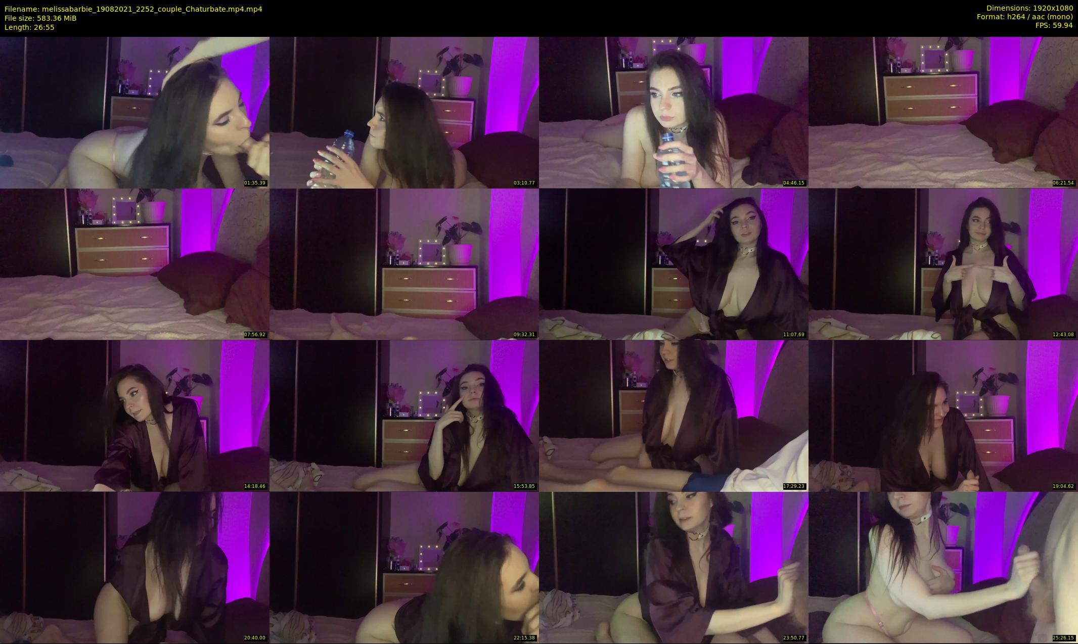 melissabarbie — 27 minute Chaturbate couple cam show recording, 1080p, Aug 19, 2021