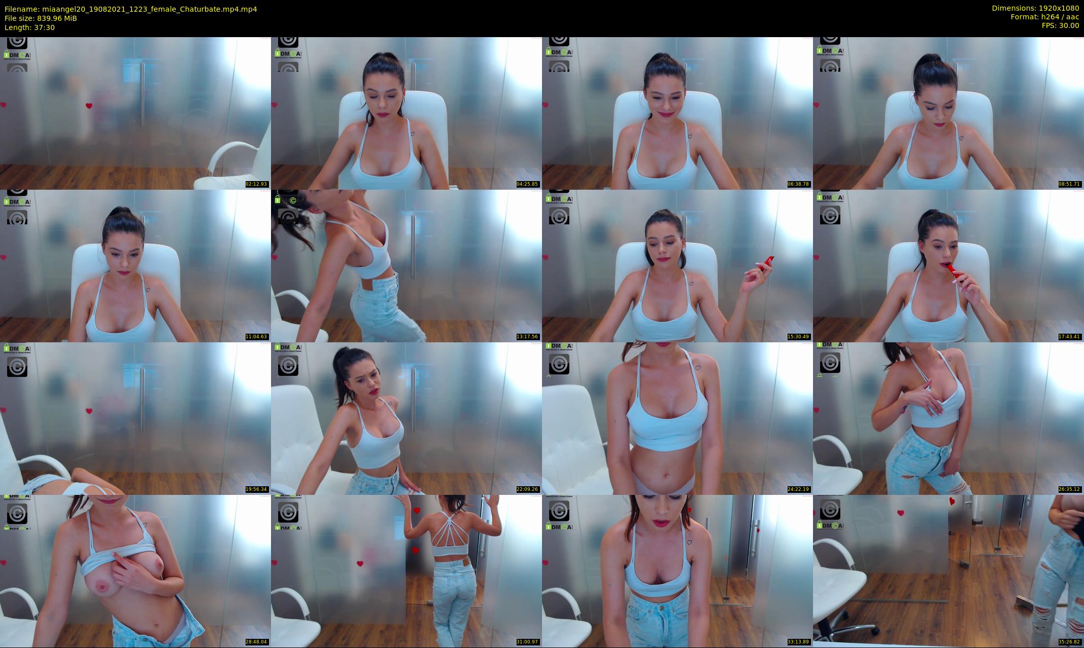 miaangel20 — 38 minute Chaturbate female cam show recording, 1080p, Aug 19, 2021