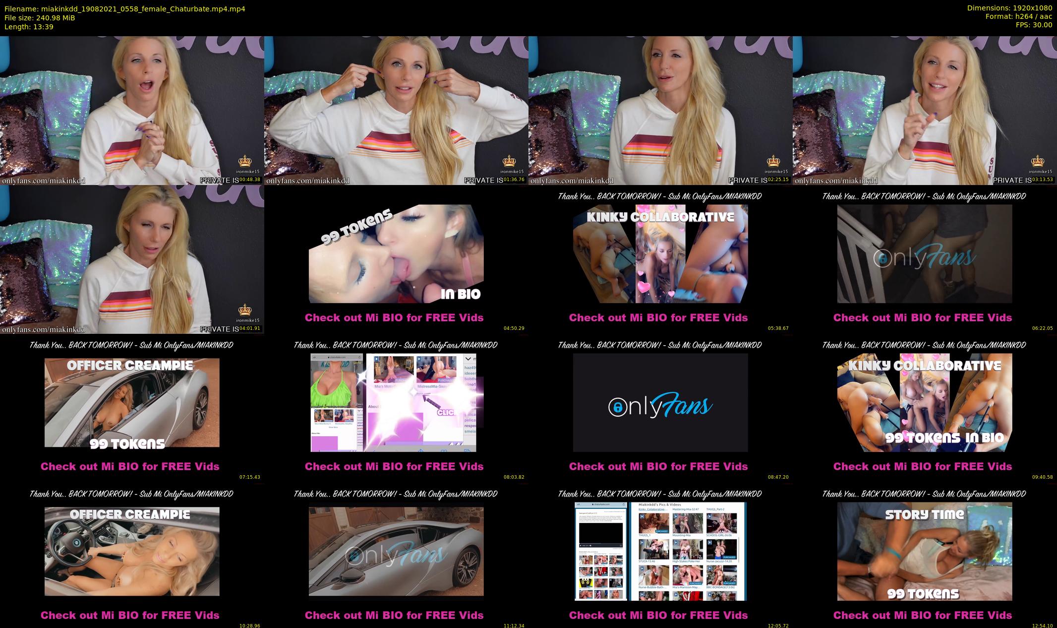 miakinkdd — 14 minute Chaturbate female cam show recording, 1080p, Aug 19, 2021