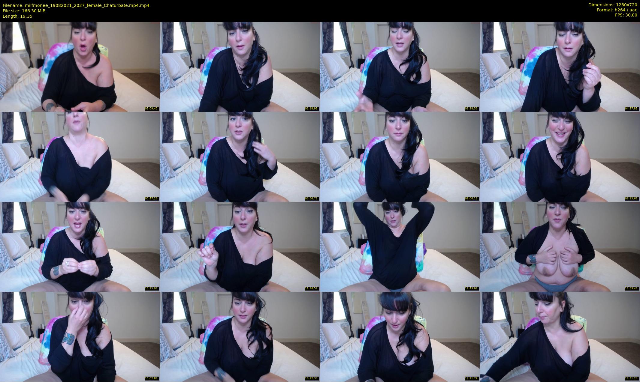 milfmonee — 20 minute Chaturbate female cam show recording, 720p, Aug 19, 2021