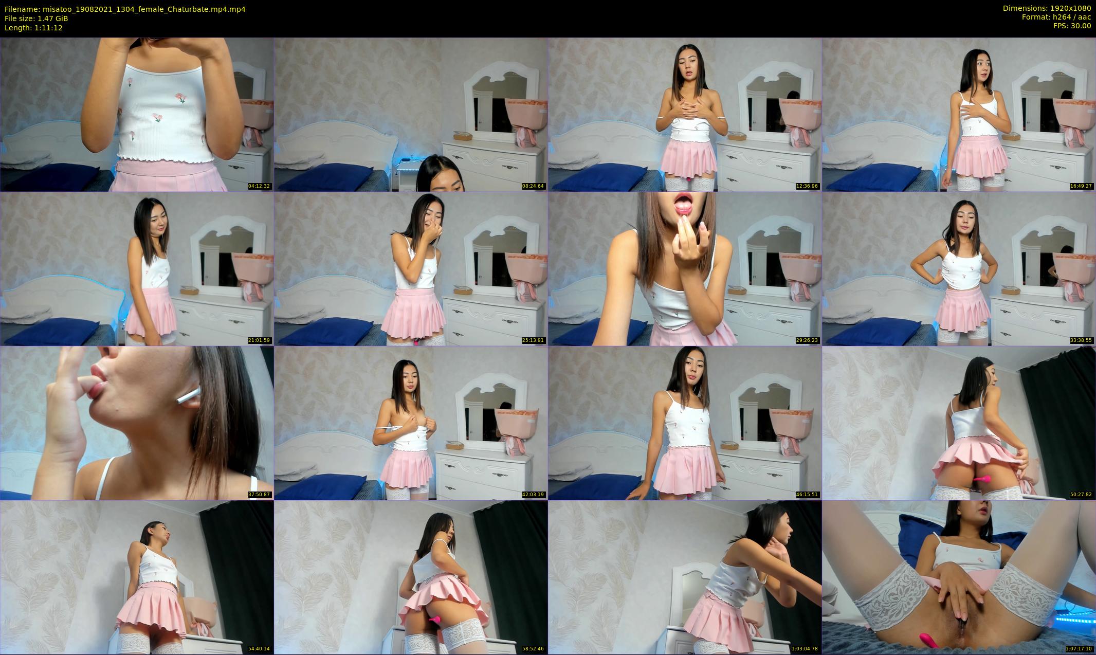 misatoo — 72 minute Chaturbate female cam show recording, 1080p, Aug 19, 2021