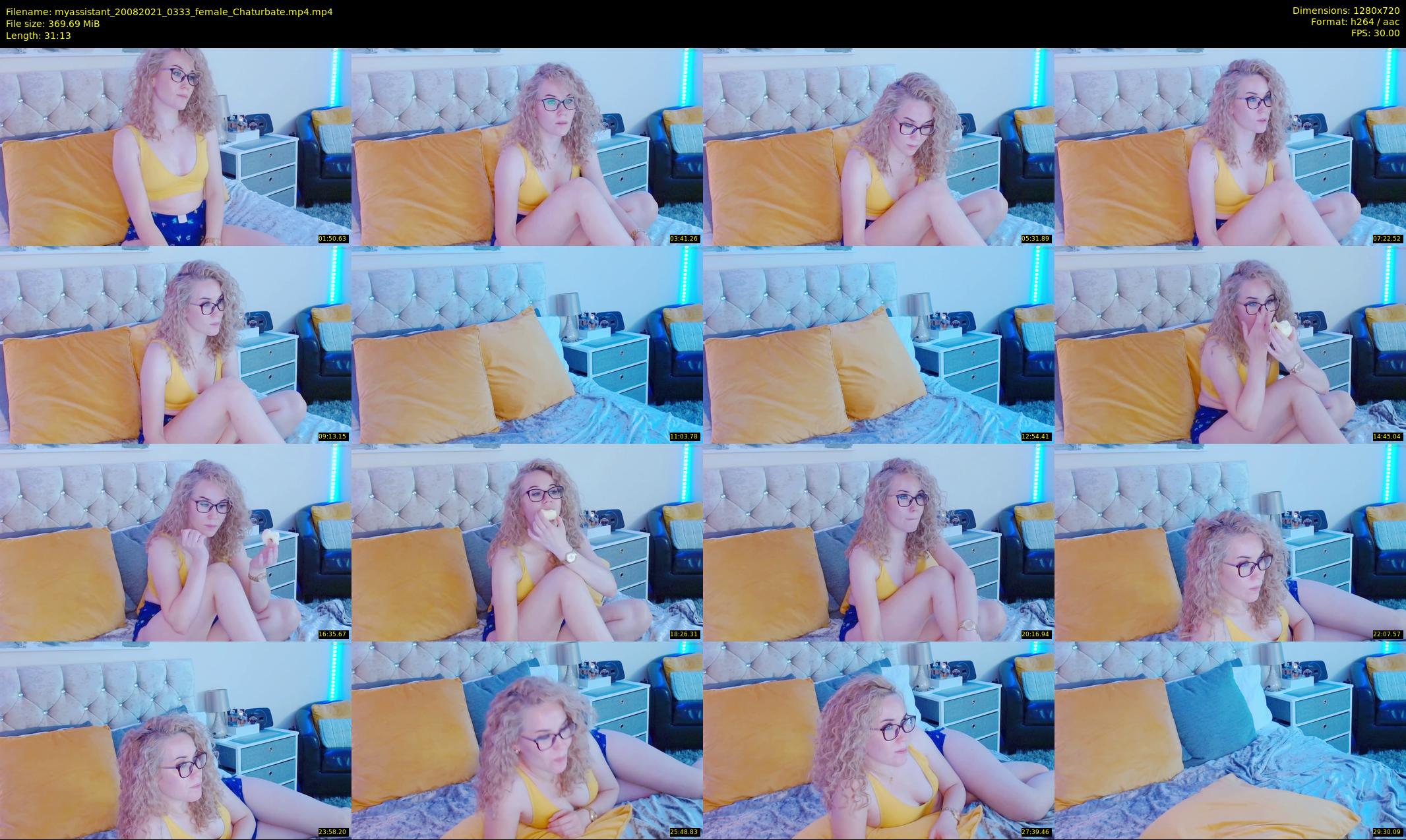 myassistant — 32 minute Chaturbate female cam show recording, 720p, Aug 20, 2021