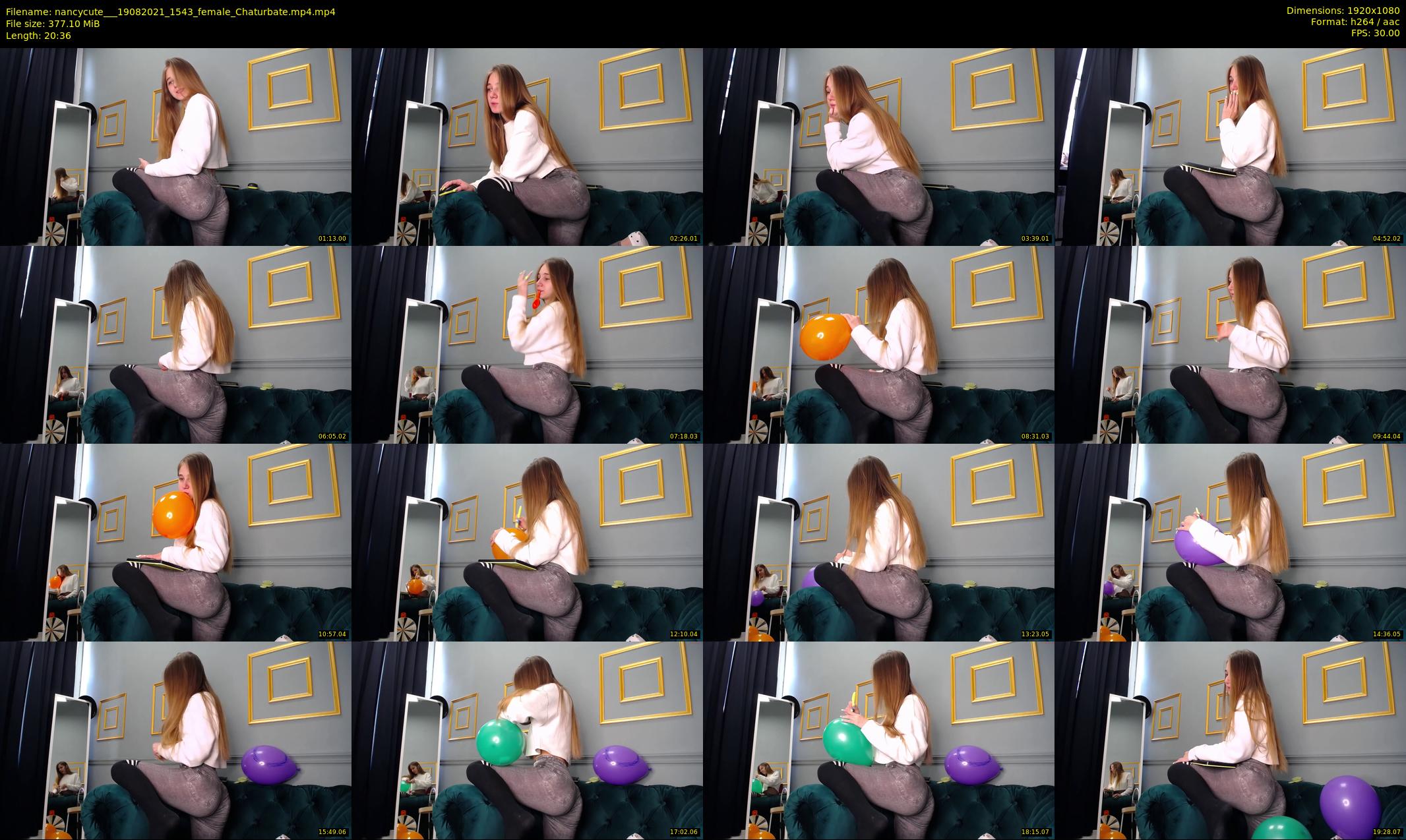 nancycute__ — 21 minute Chaturbate female cam show recording, 1080p, Aug 19, 2021