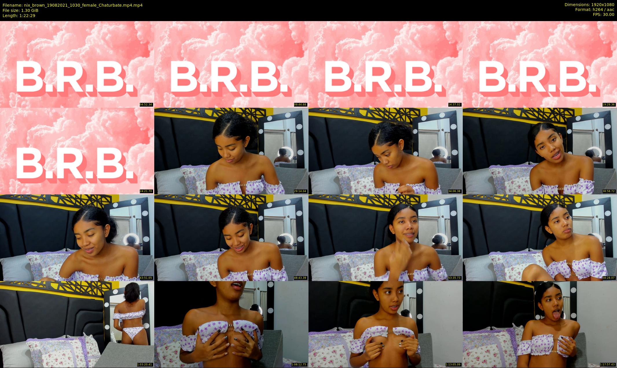 nix_brown — 83 minute Chaturbate female cam show recording, 1080p, Aug 19, 2021