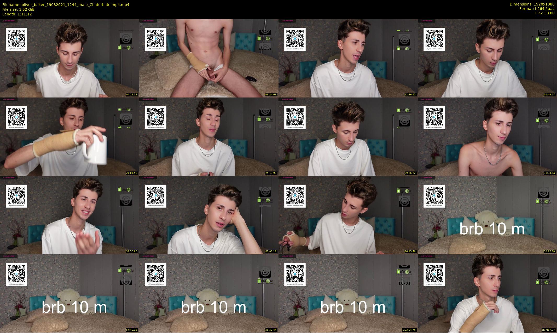 oliver_baker — 72 minute Chaturbate male cam show recording, 1080p, Aug 19, 2021