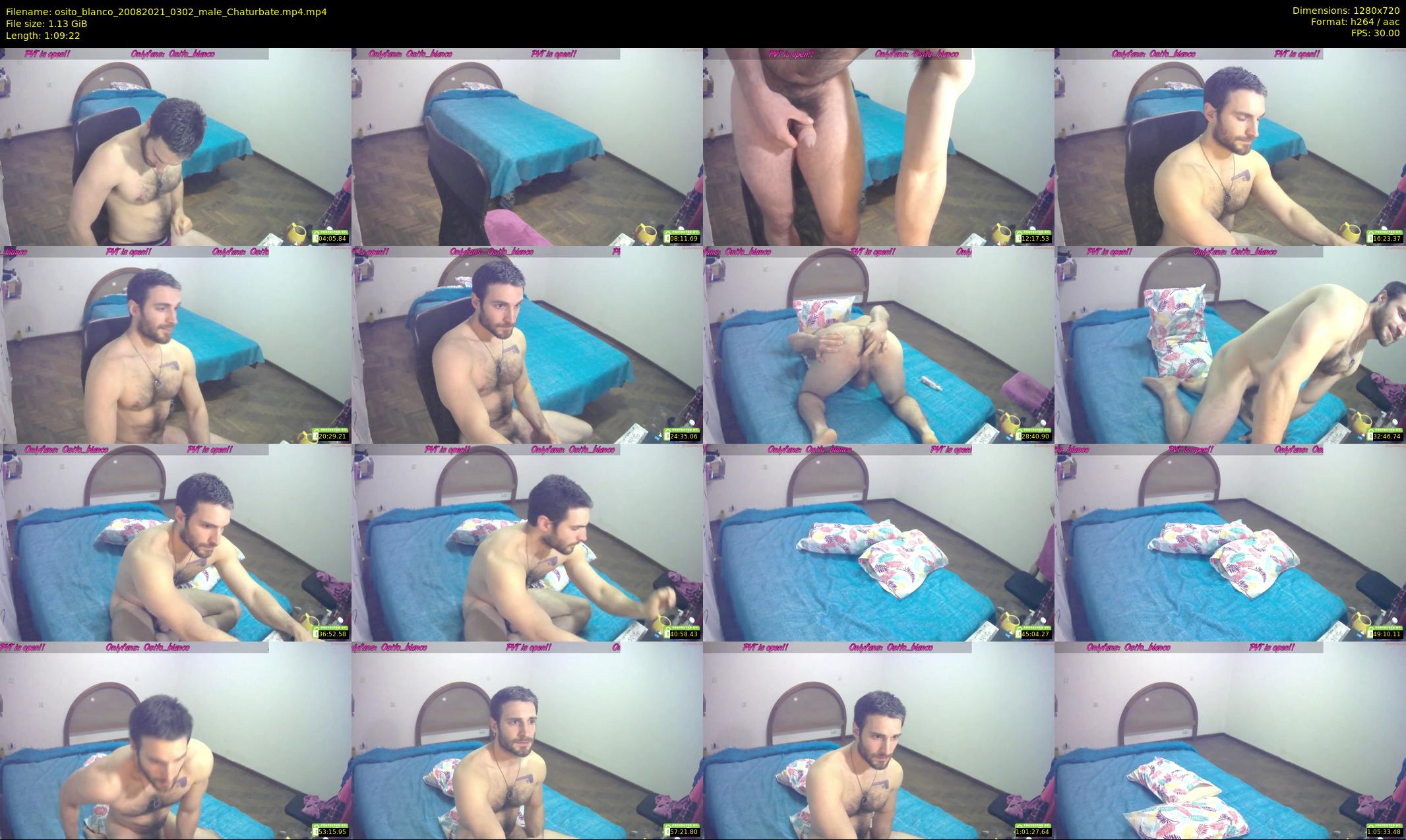 osito_blanco — 70 minute Chaturbate male cam show recording, 720p, Aug 20, 2021