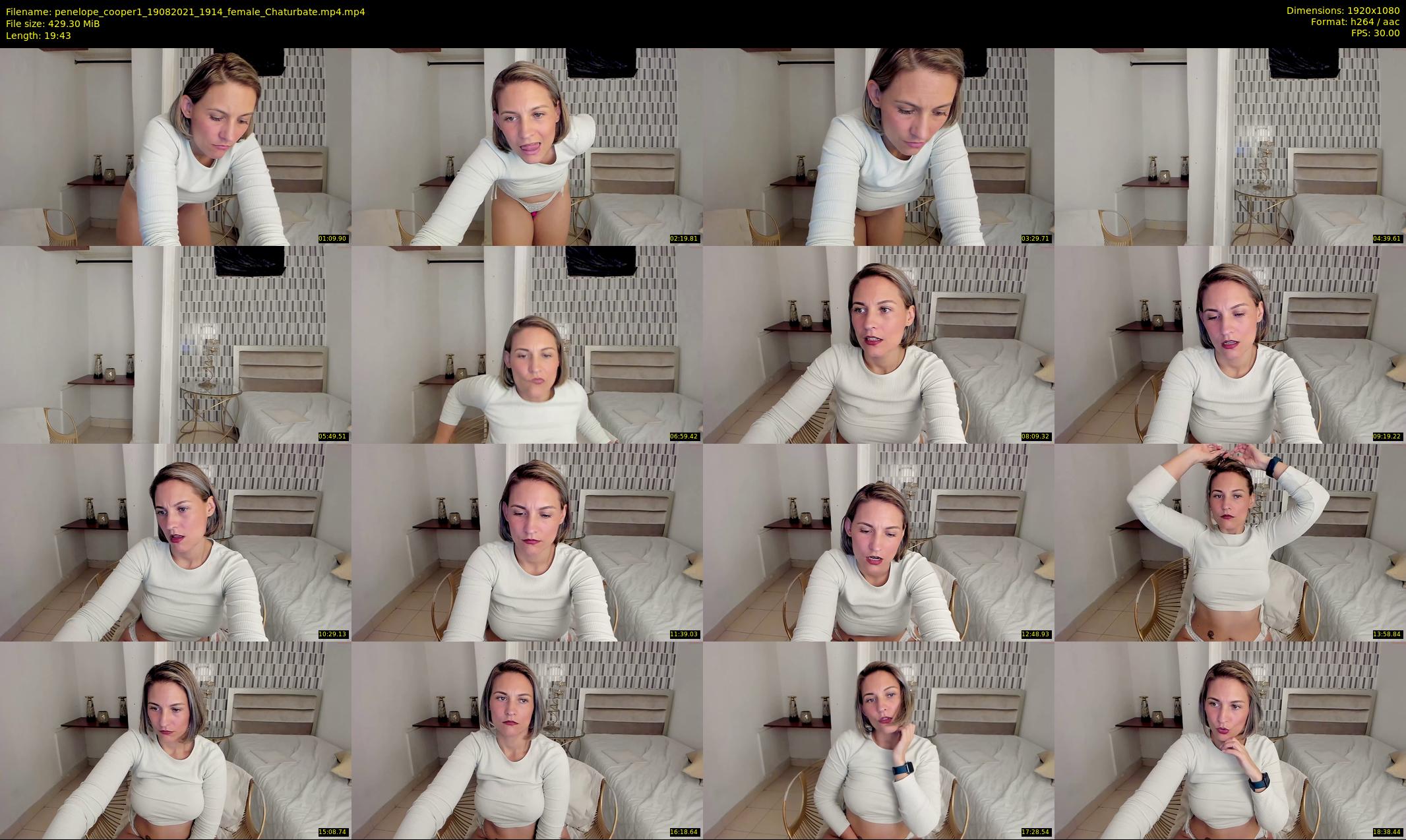 penelope_cooper1 — 20 minute Chaturbate female cam show recording, 1080p, Aug 19, 2021