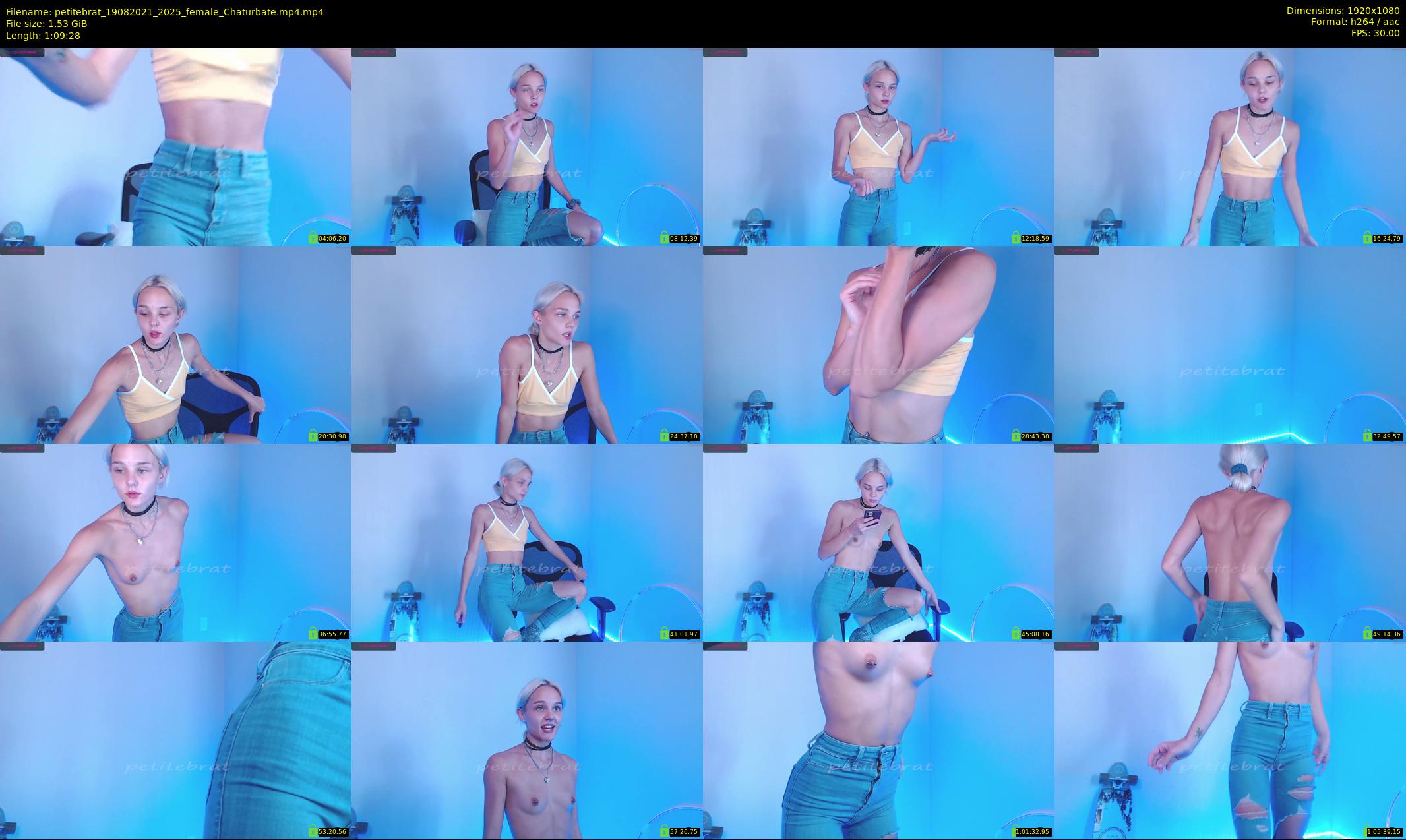 petitebrat — 70 minute Chaturbate female cam show recording, 1080p, Aug 19, 2021