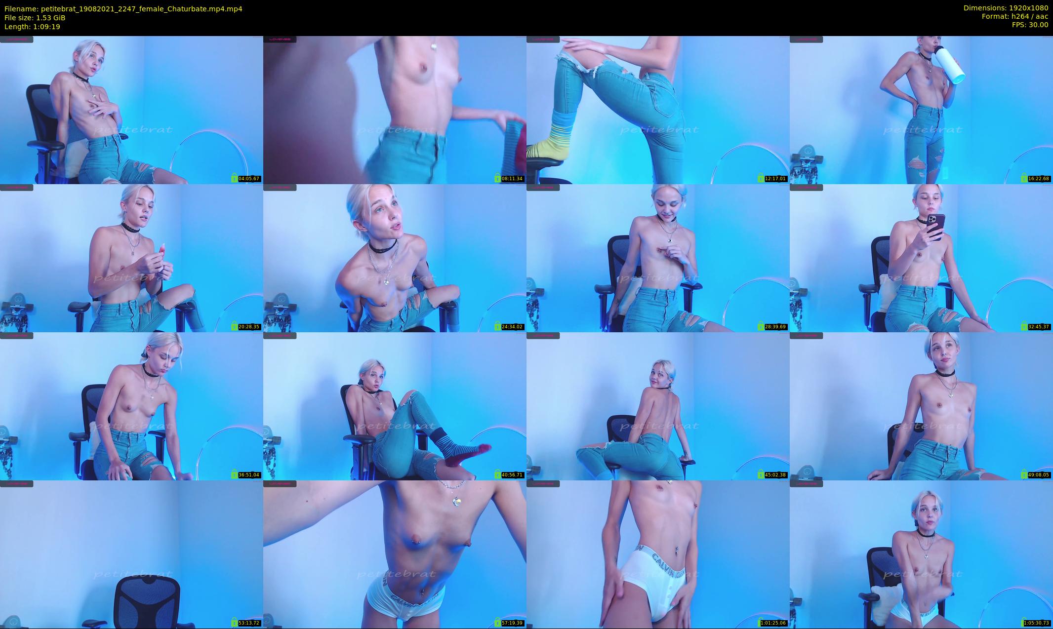 petitebrat — 70 minute Chaturbate female cam show recording, 1080p, Aug 19, 2021