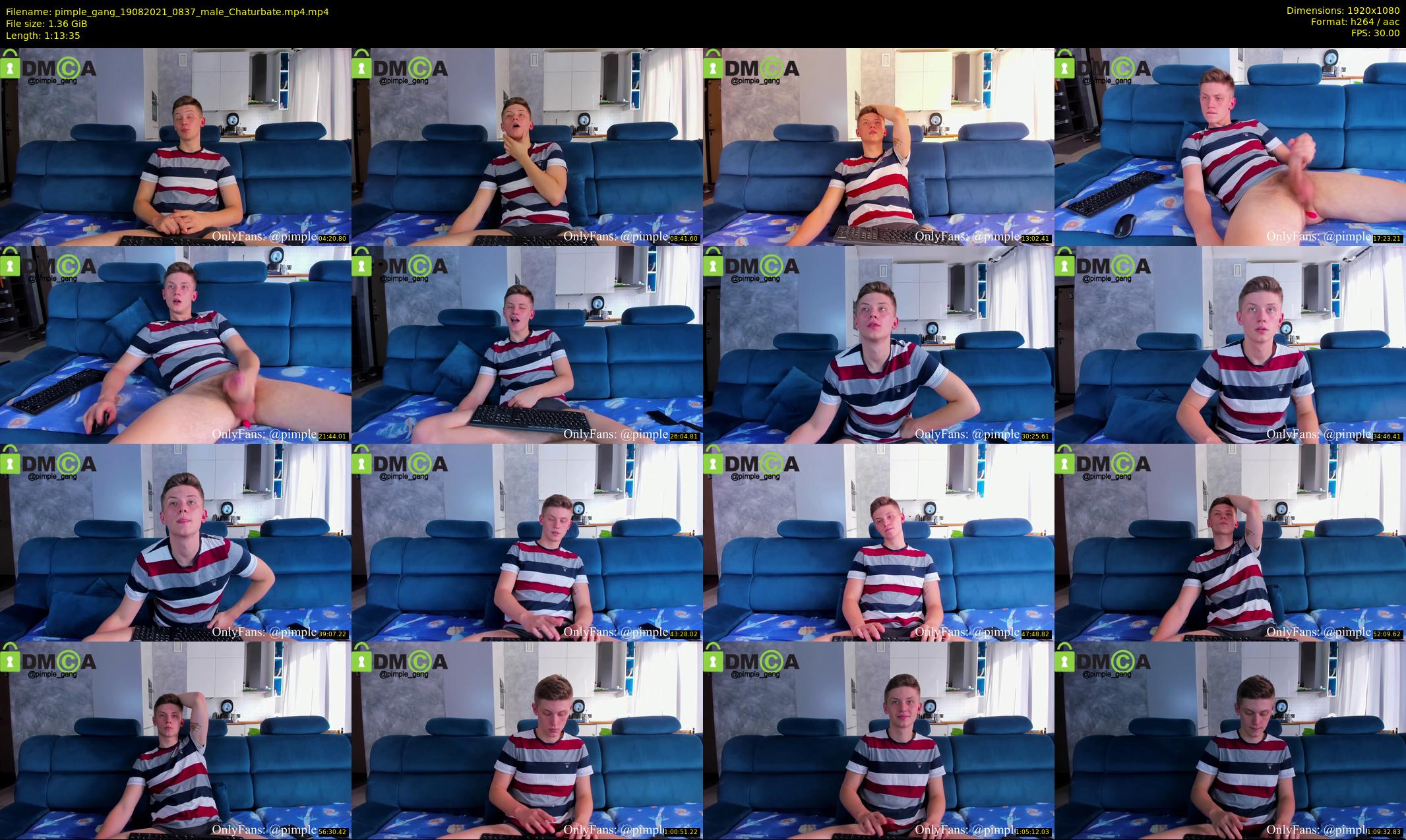 pimple_gang — 74 minute Chaturbate male cam show recording, 1080p, Aug 19, 2021