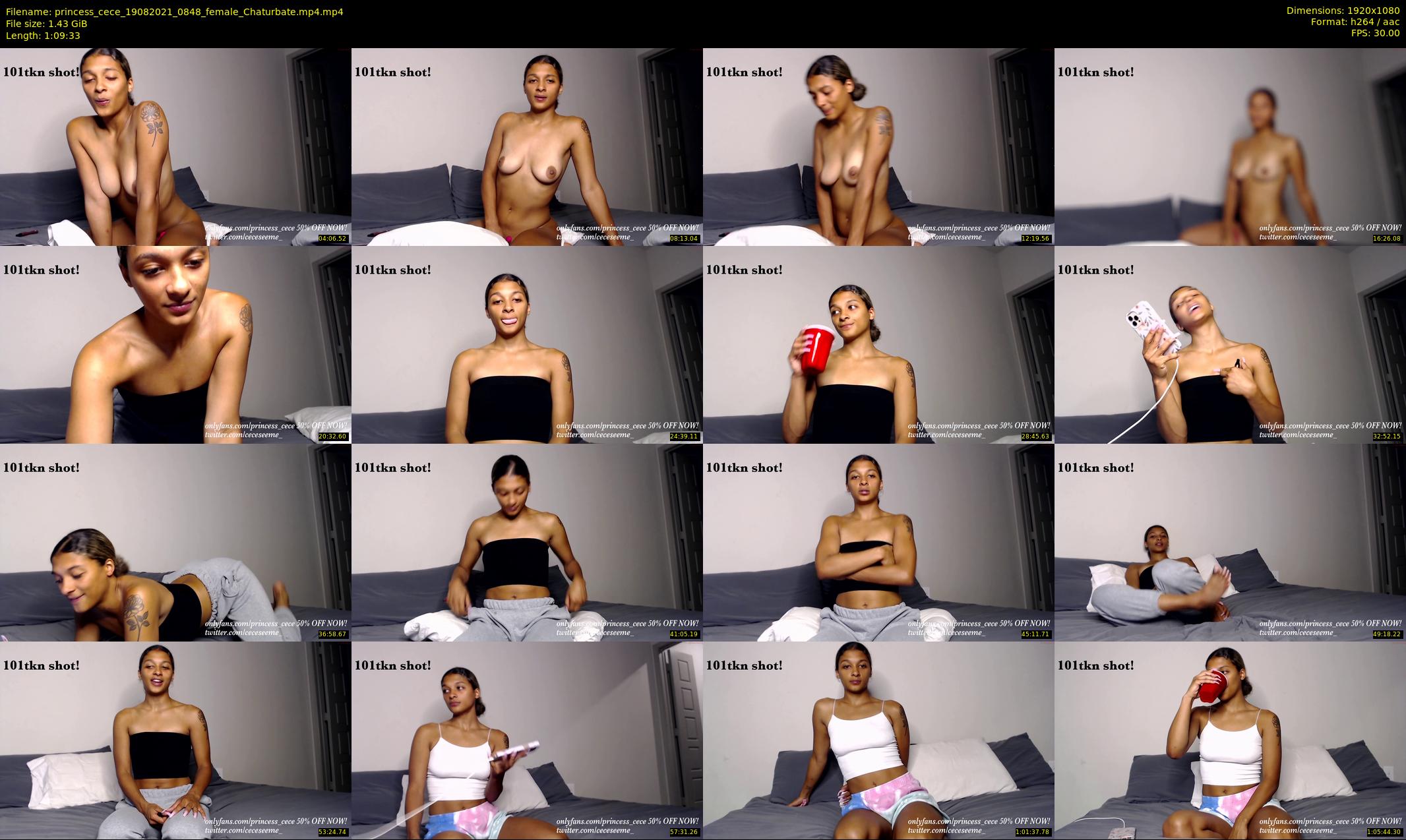 princess_cece — 70 minute Chaturbate female cam show recording, 1080p, Aug 19, 2021