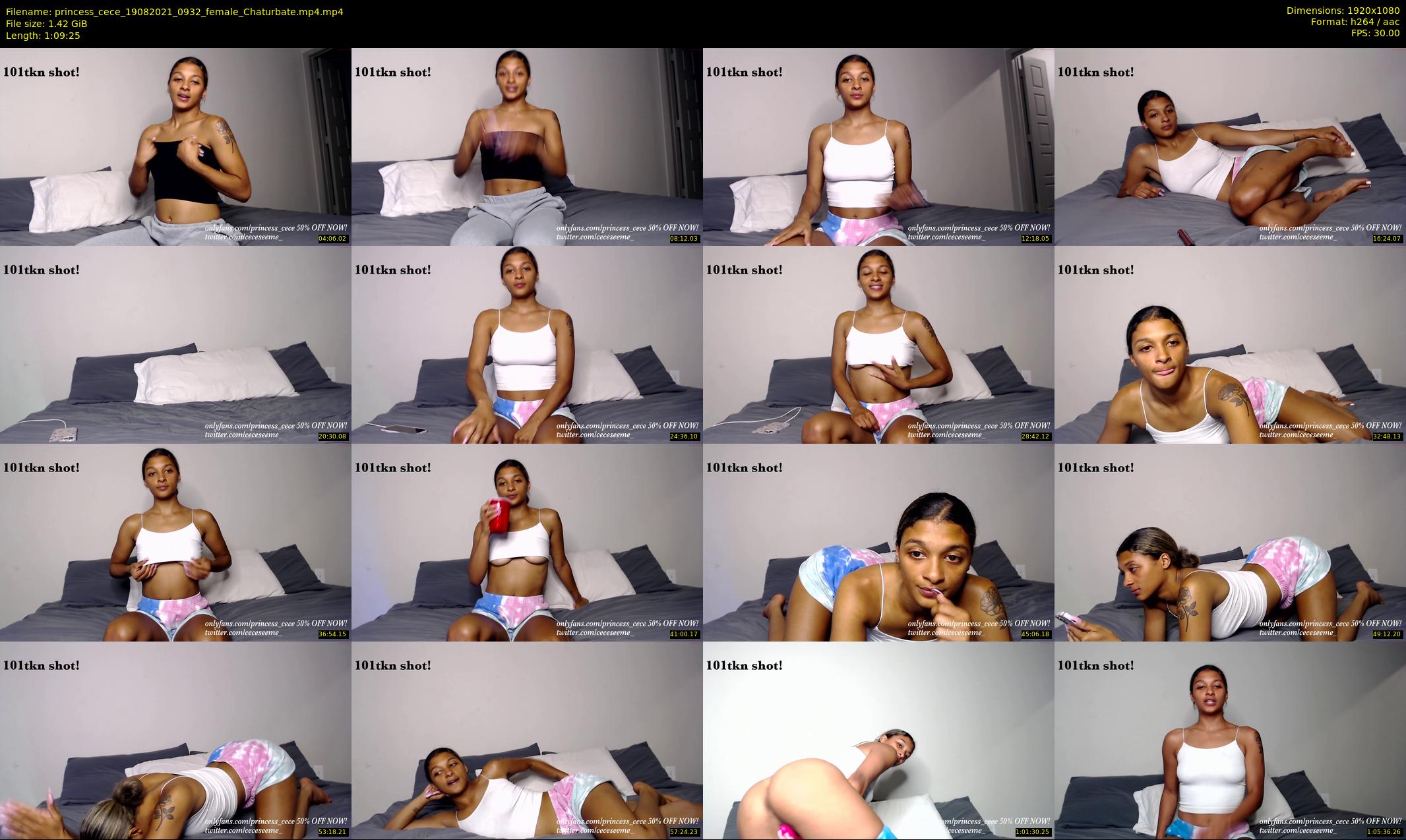 princess_cece — 70 minute Chaturbate female cam show recording, 1080p, Aug 19, 2021
