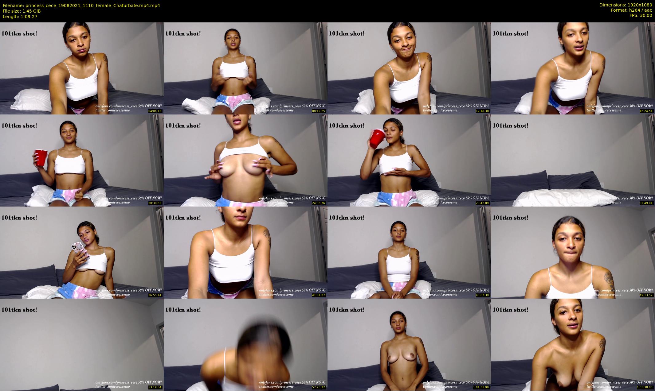 princess_cece — 70 minute Chaturbate female cam show recording, 1080p, Aug 19, 2021