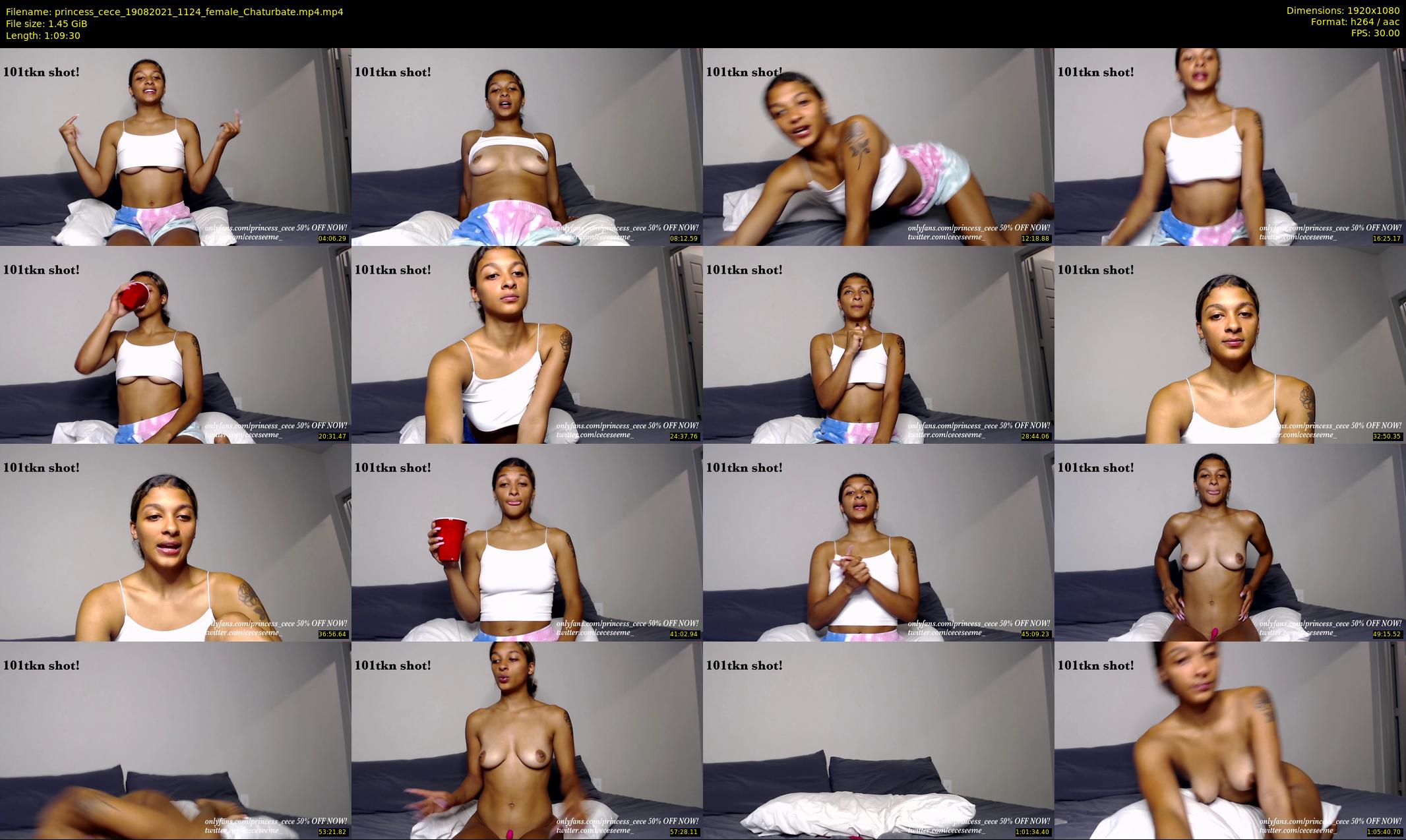 princess_cece — 70 minute Chaturbate female cam show recording, 1080p, Aug 19, 2021